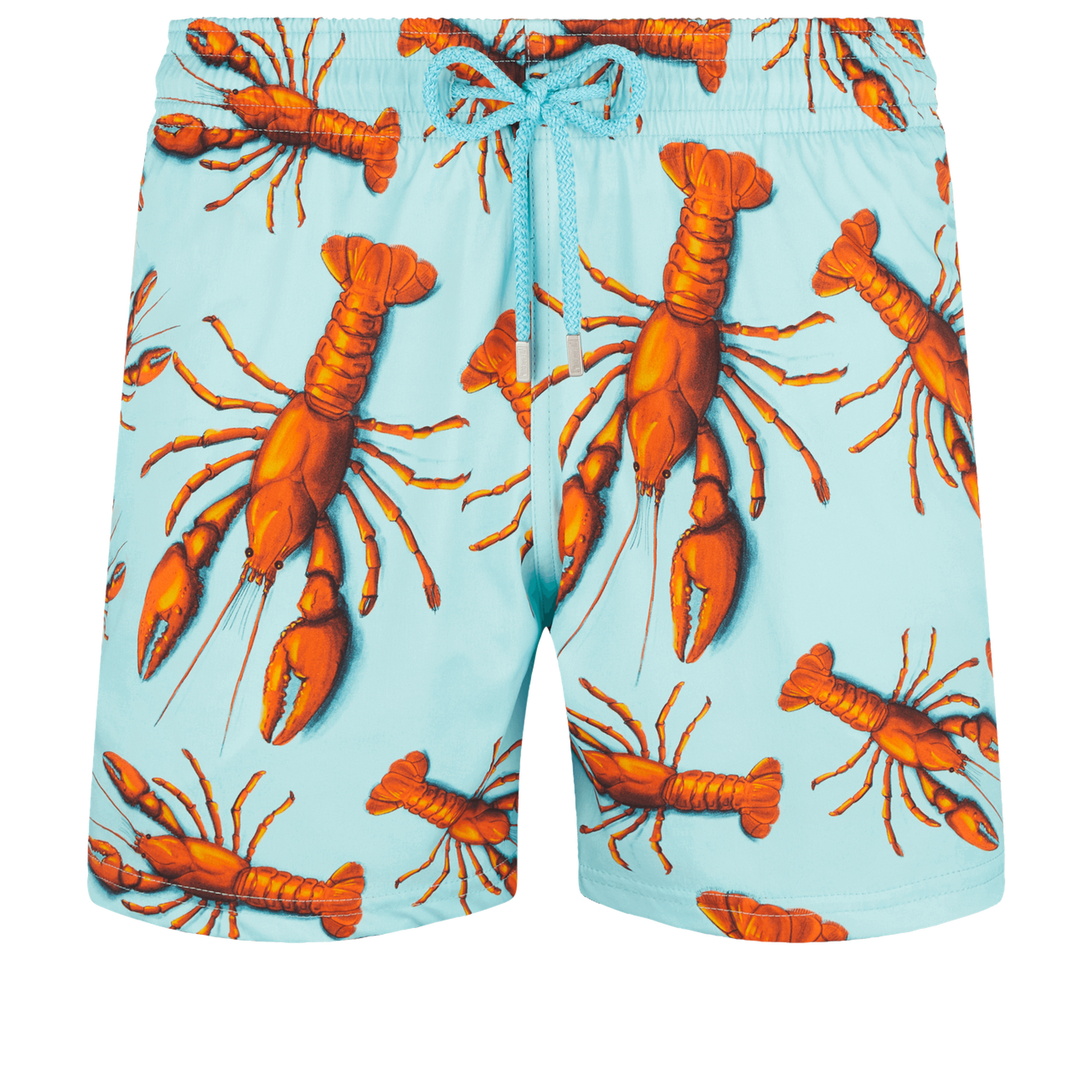 Men Stretch Short Swim Trunks Lobster | Vilebrequin Men Swimwear