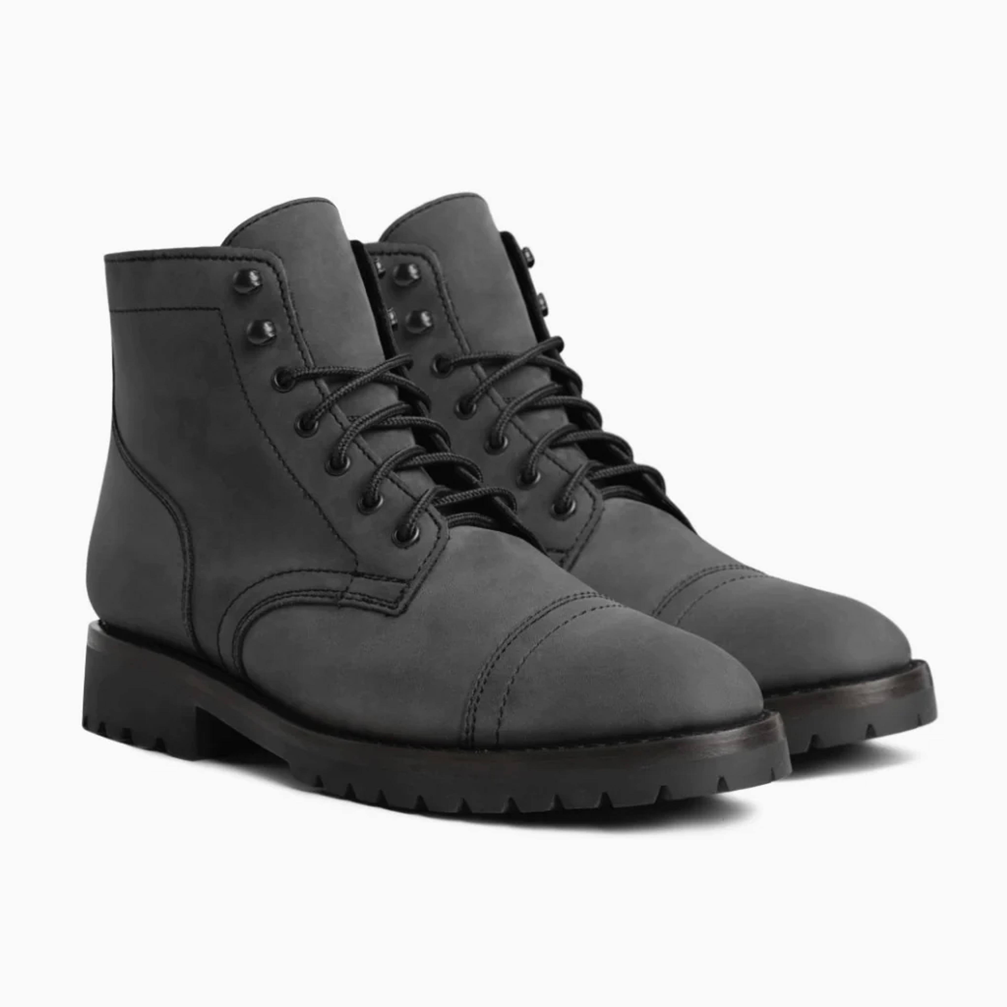 Men's Captain Lace-Up Boot In Grey Matte - Thursday Boot Company