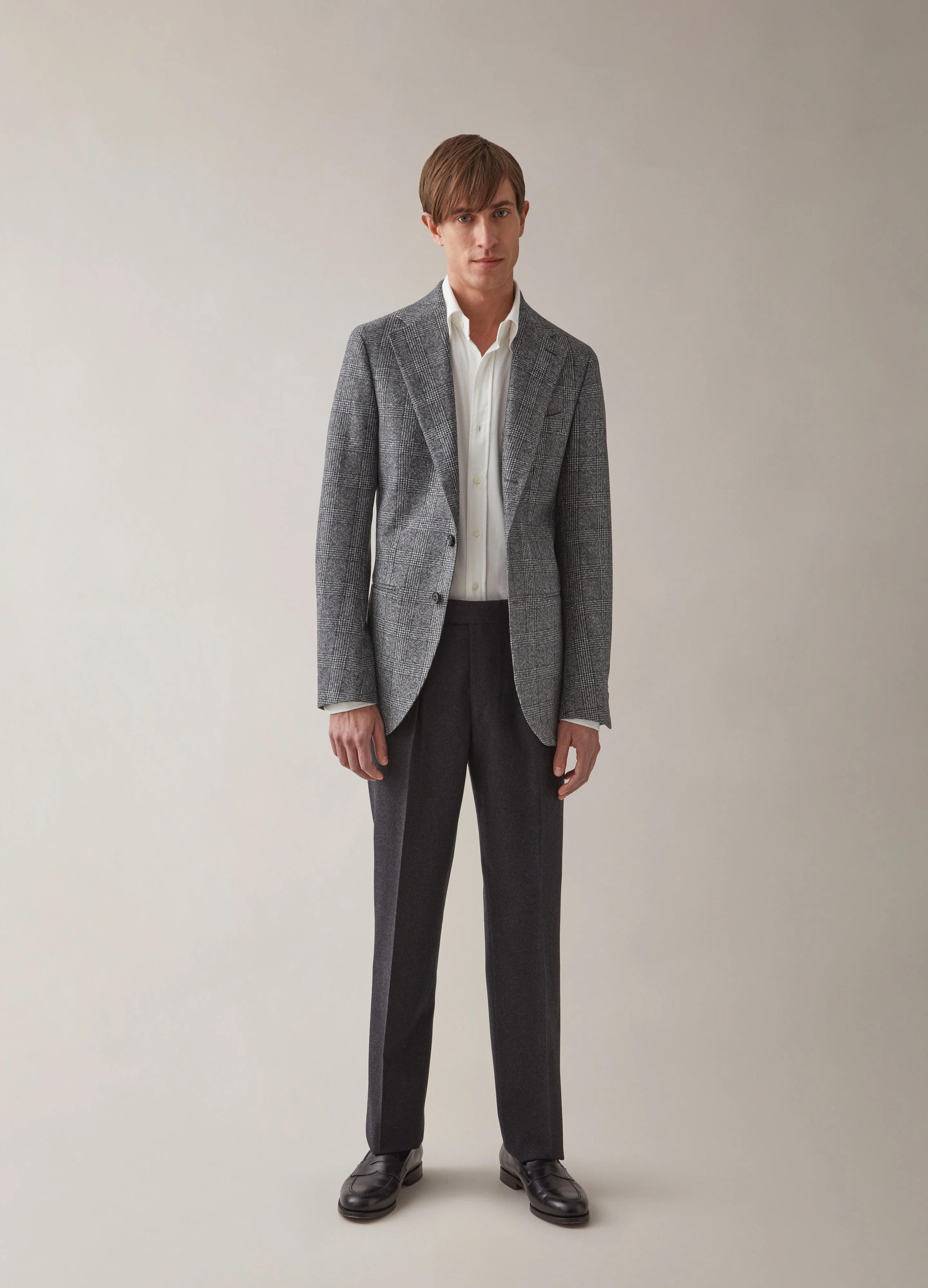 Dan Flannel Blazer - Grey Glencheck – Berg & Berg