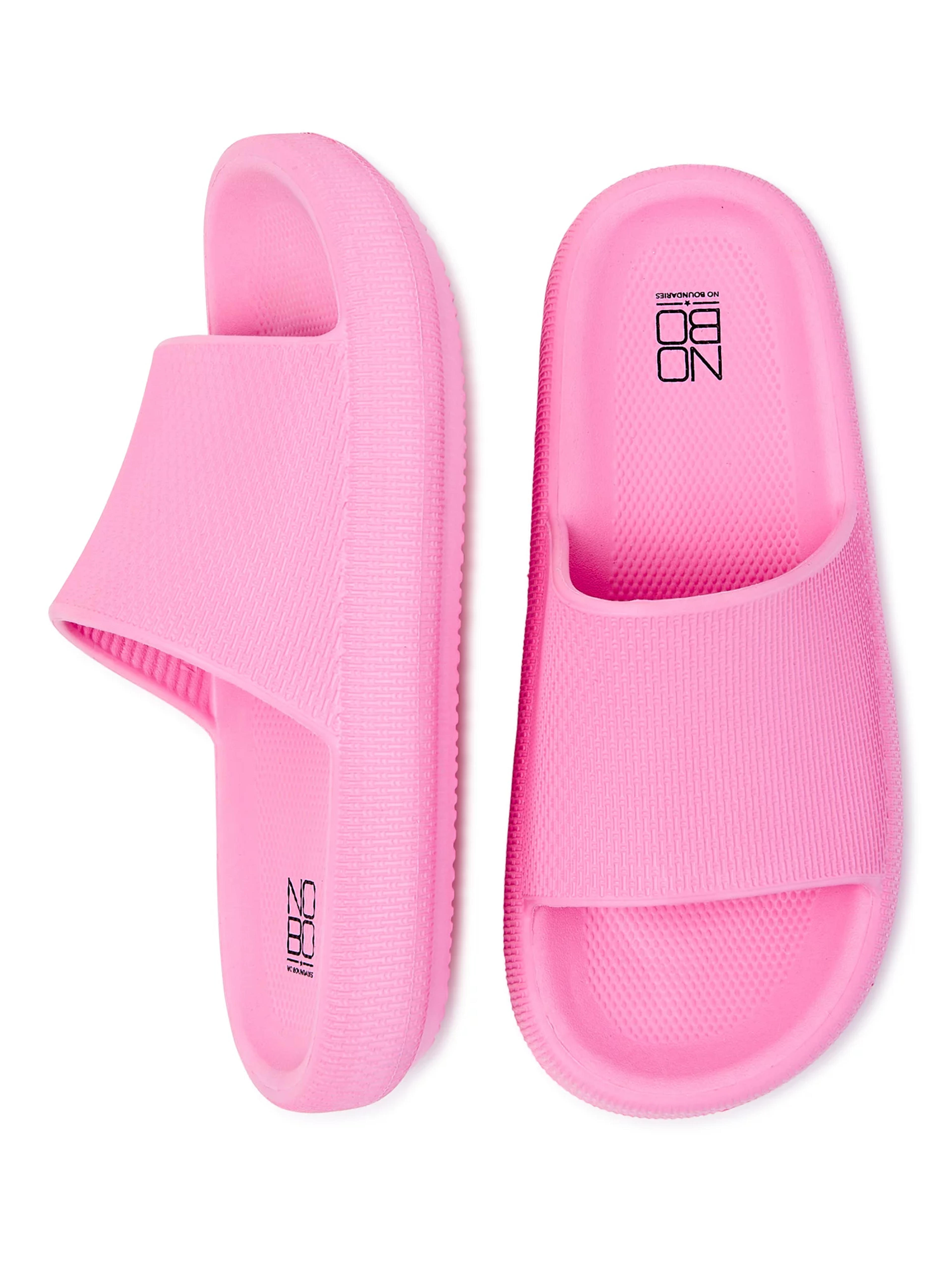 No Boundaries Women's Comfort Slide Sandals