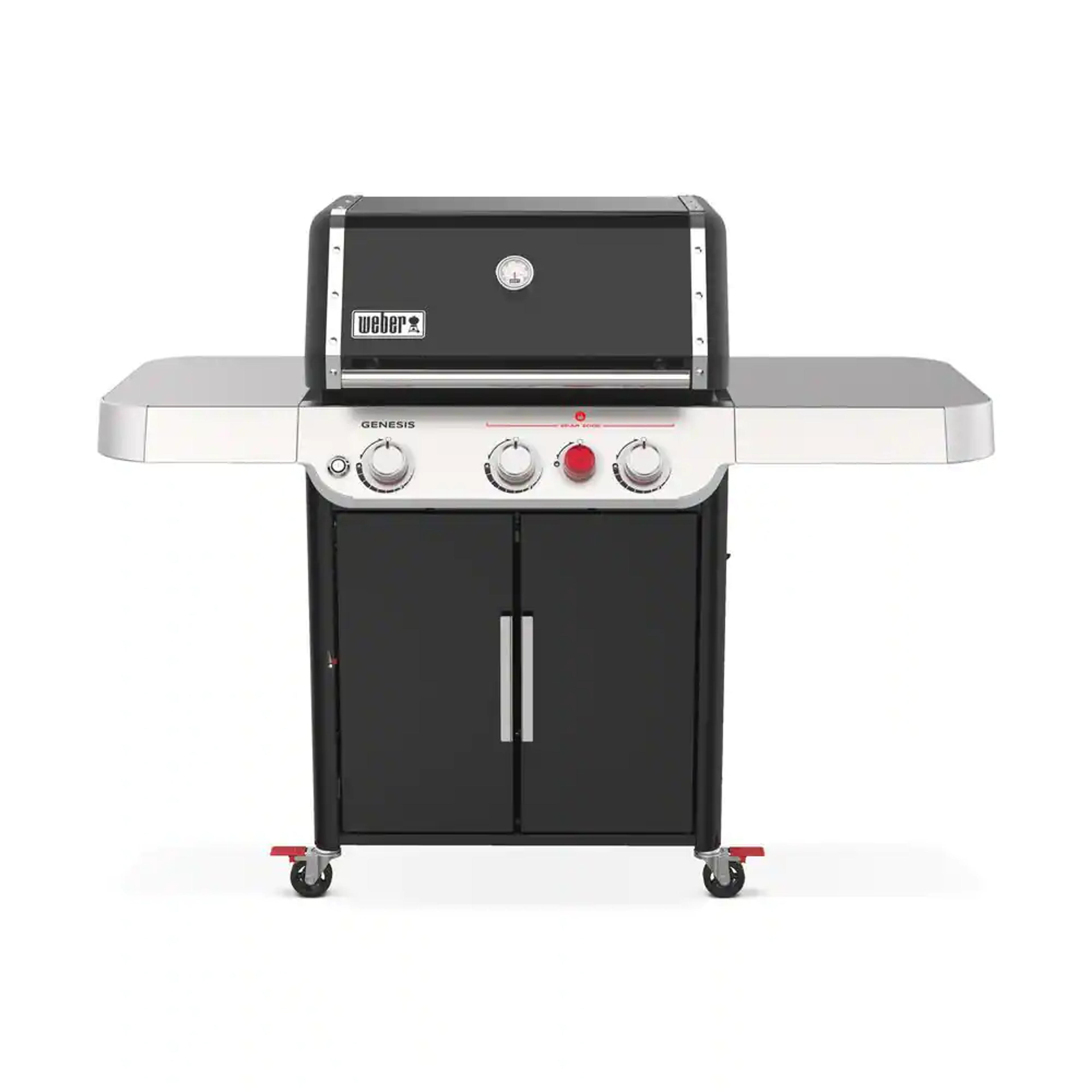 Weber Genesis E-325s 3-Burner Propane Gas Grill in Black with Built-In Thermometer 35310001