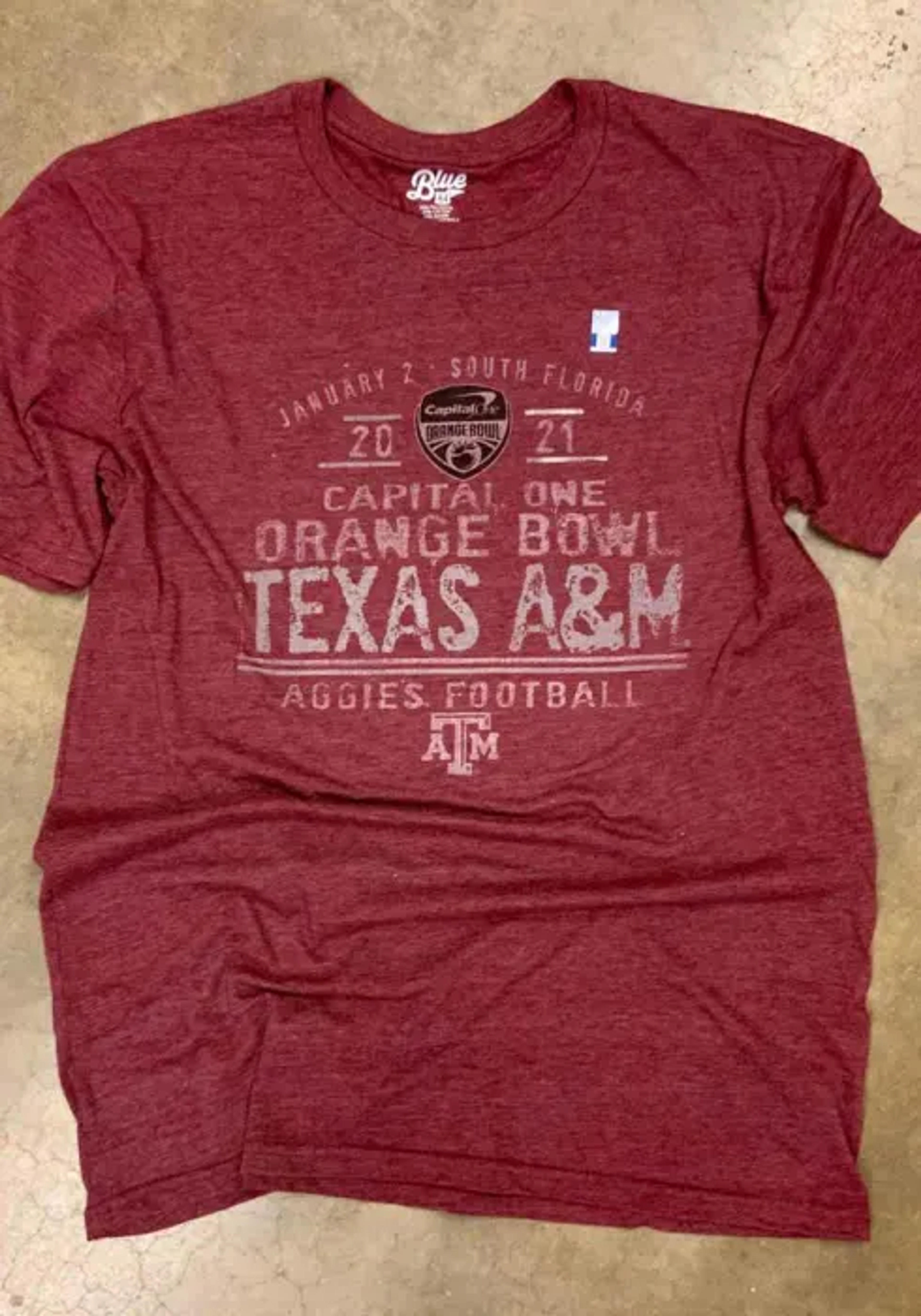 Aggies 2020 Orange Bowl Bound Short Sleeve Fashion T Shirt