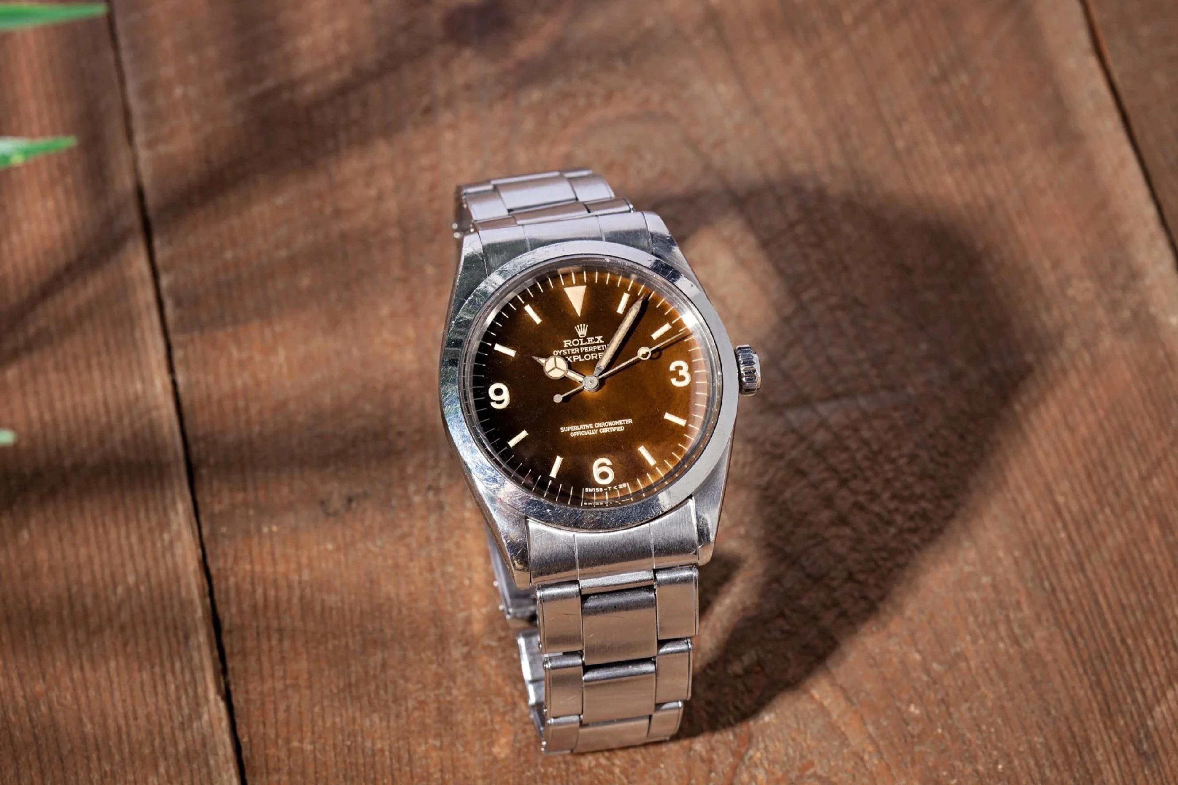 Auction: Vintage Rolex Explorer 1016 Tropical Dial | Bob's Watches
