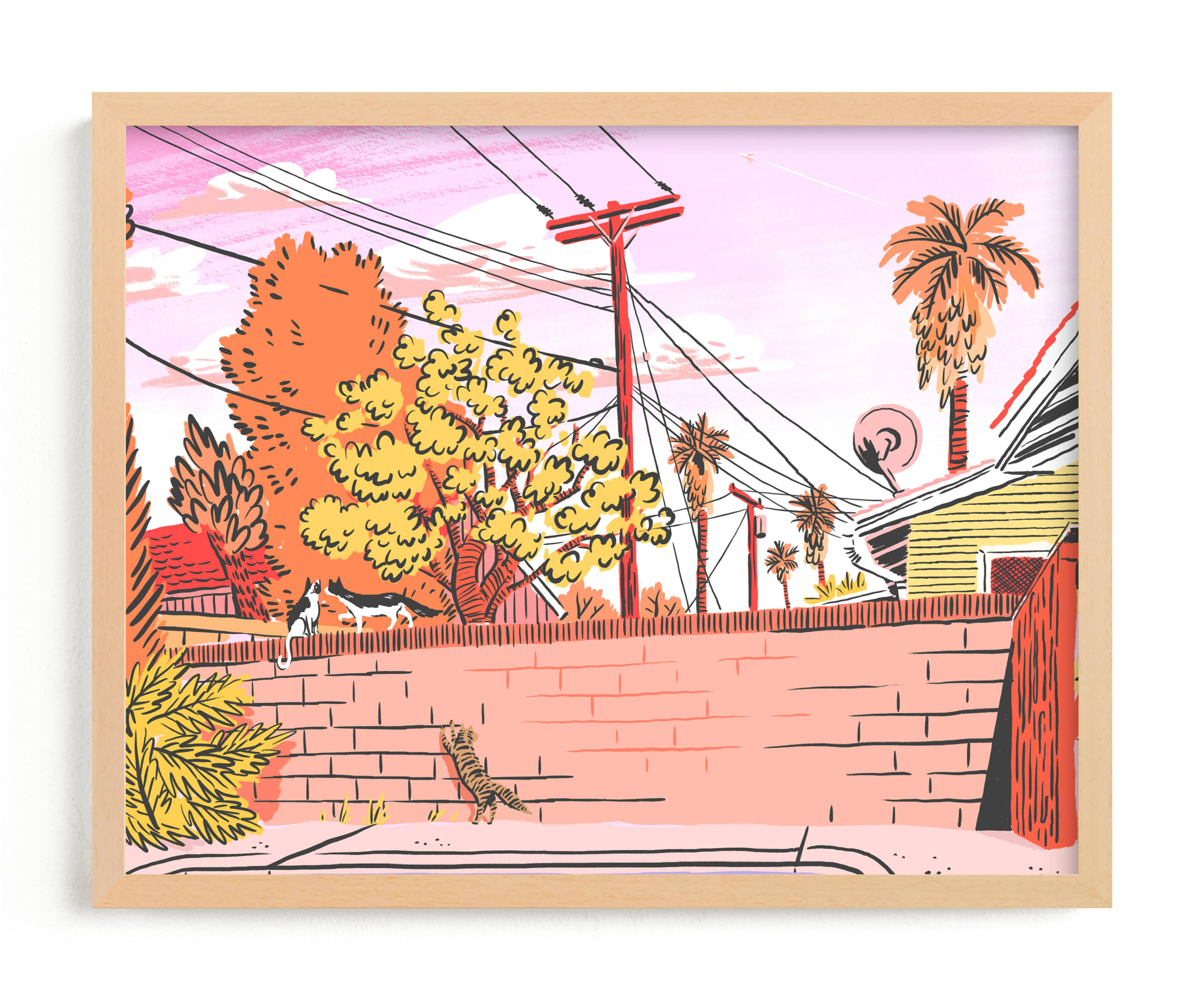 West Coast Backyard Wall Art Prints by Evan Clark | Minted