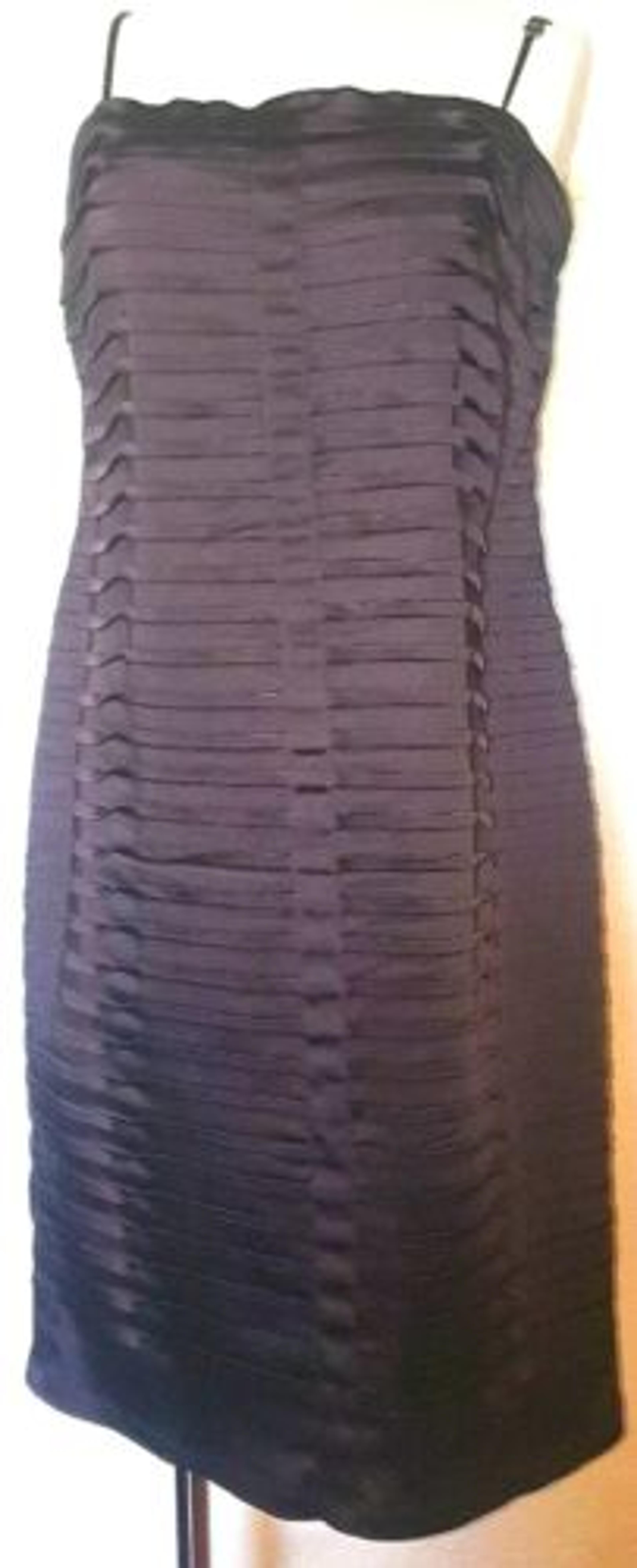 Calvin Klein Brown Ribbed Halter Fitted Dress Size 14