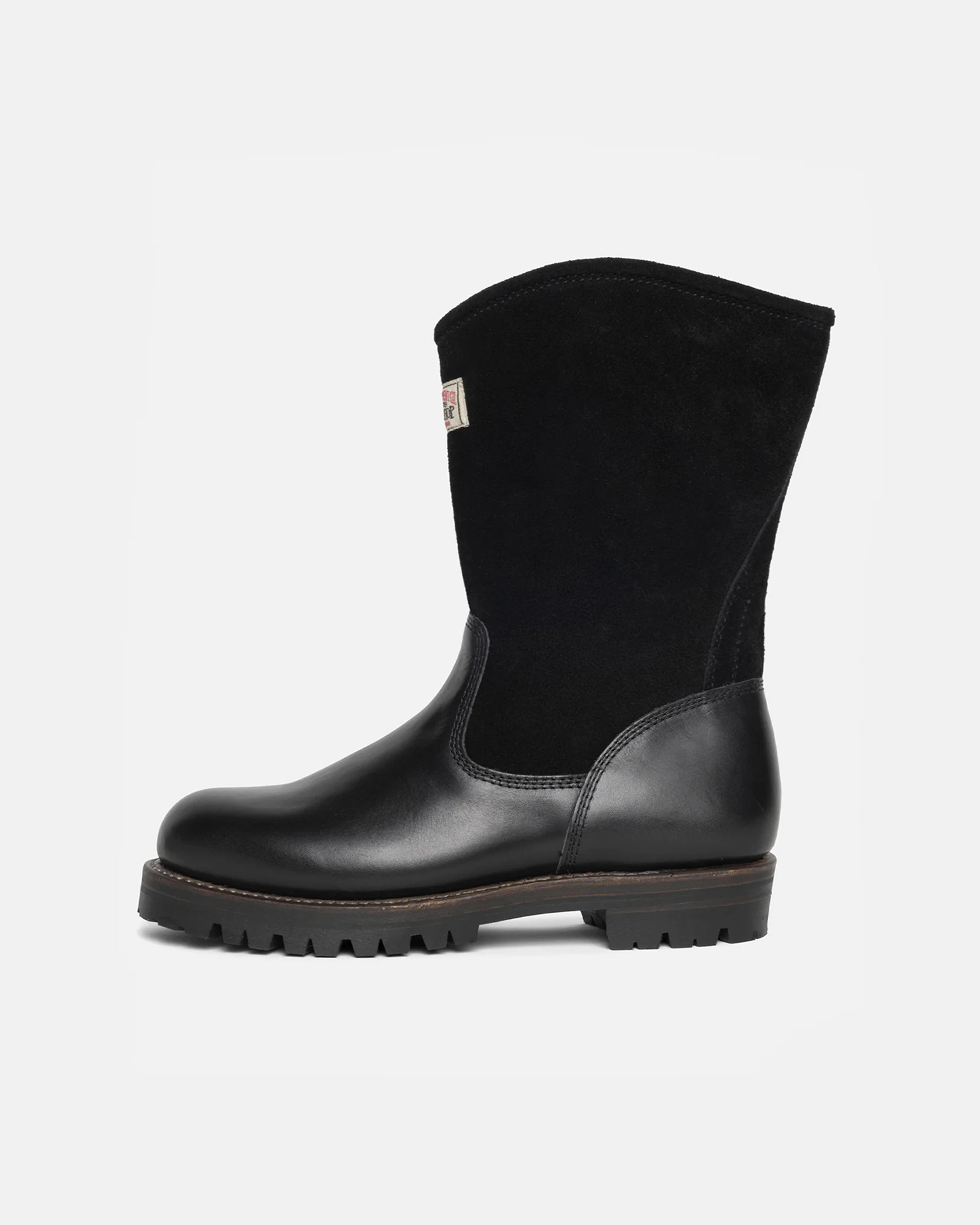 Our Legacy Work Shop Work Boot in black leather – Stüssy