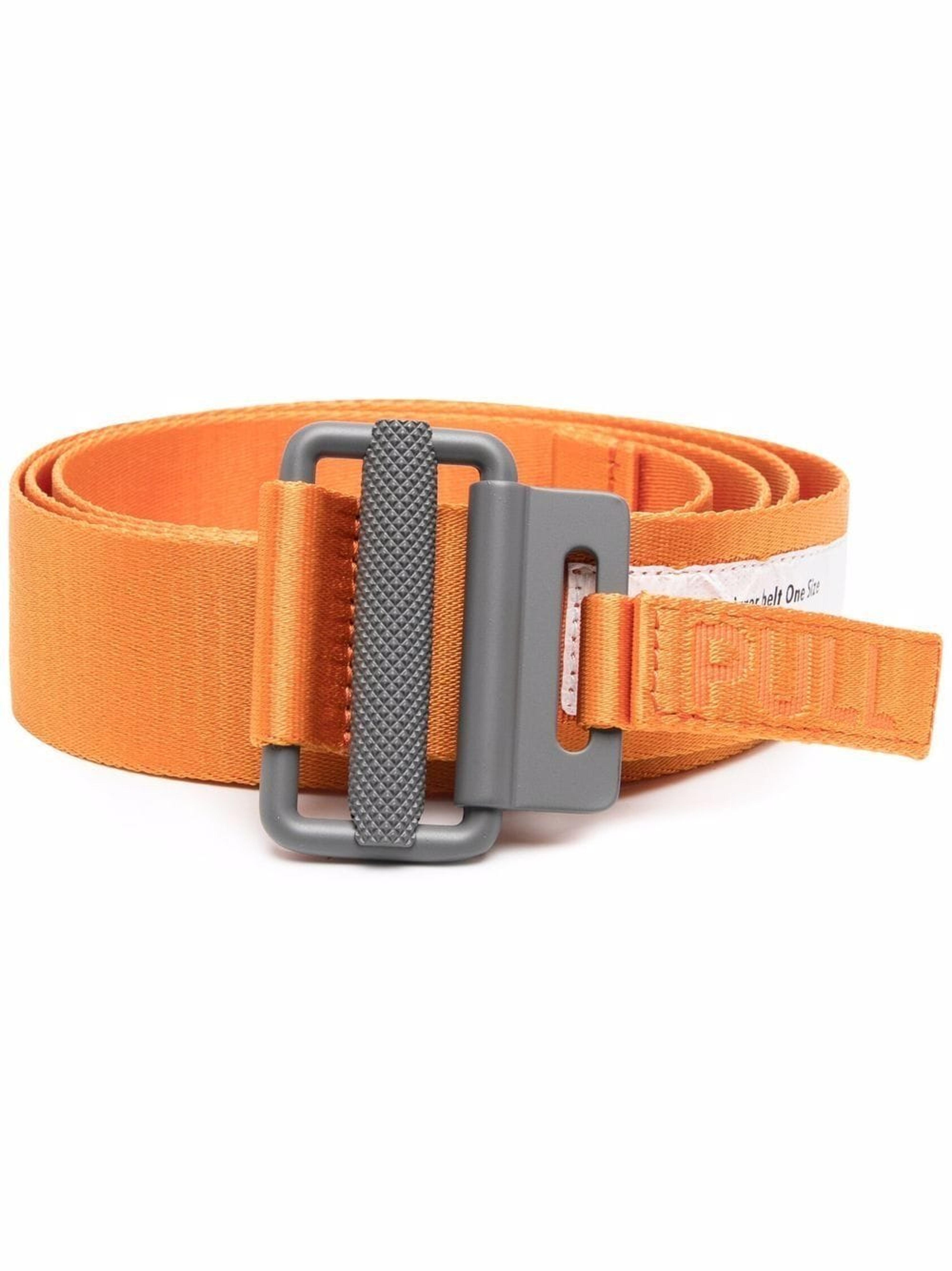 Heron Preston Tape Logo patch-detail Belt - Farfetch