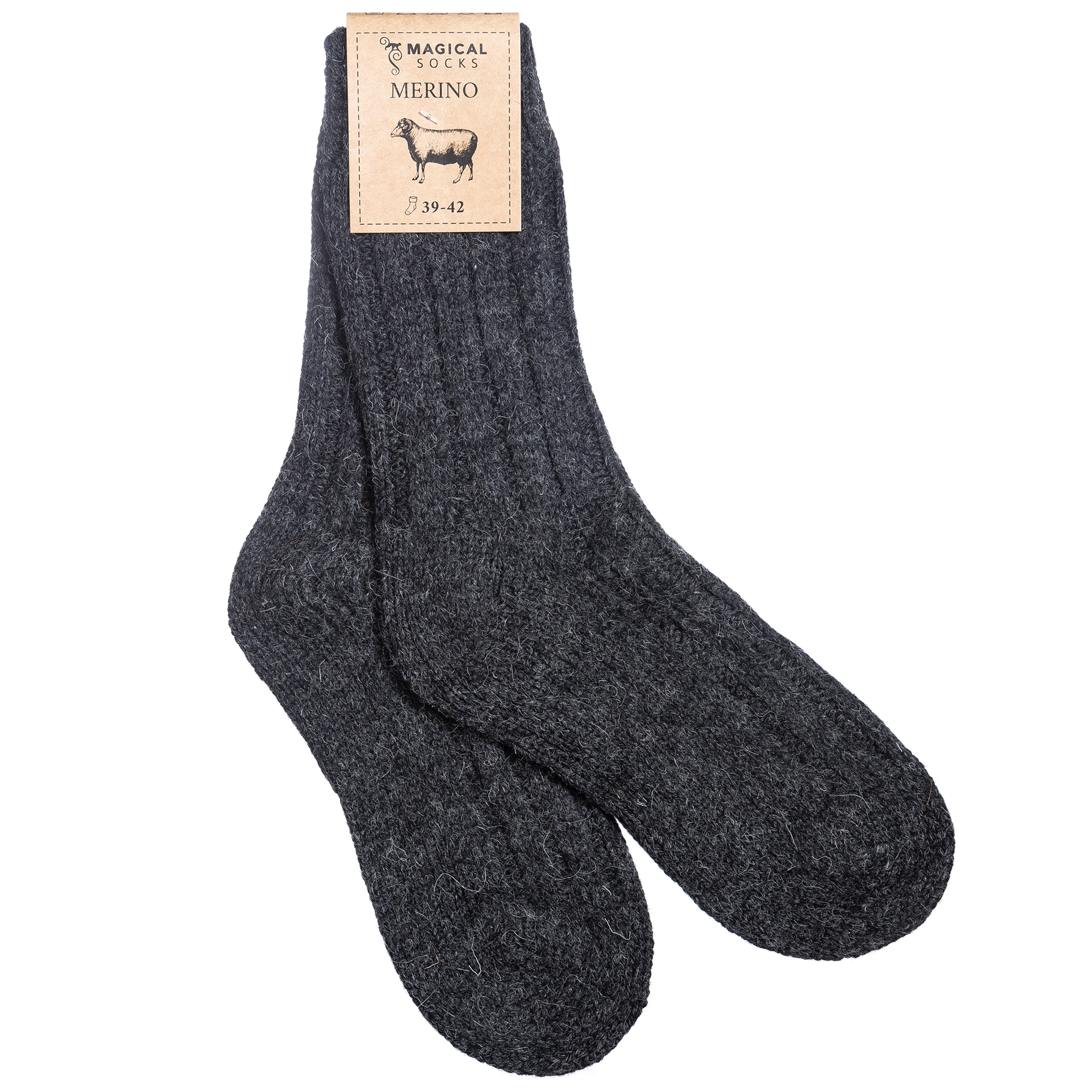 Warm barefoot socks from merino wool - Magical Socks Merino