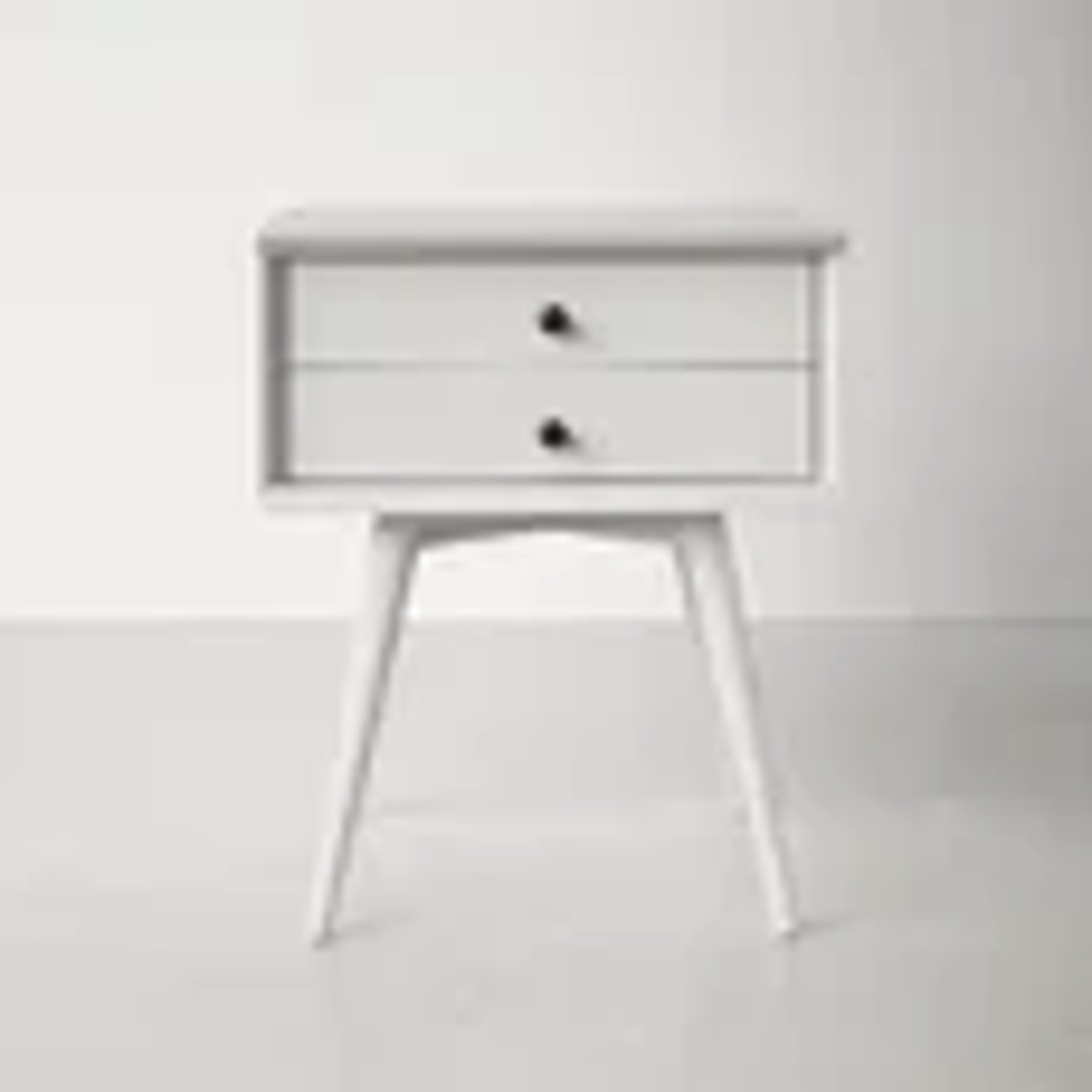 Grady 2 - Drawer Solid Wood Nightstand