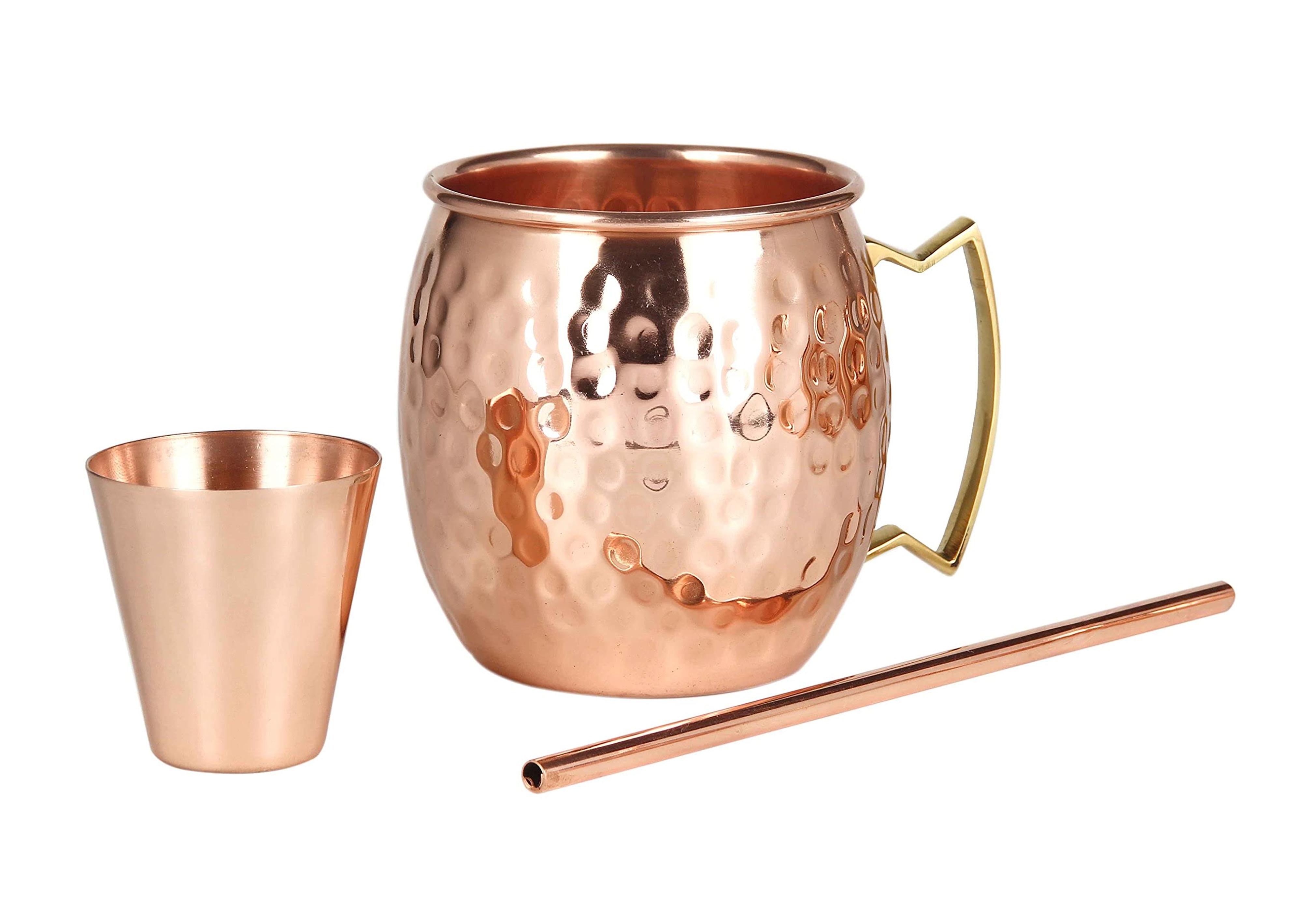 Premium Moscow Mule Copper, 100 % Pure Solid Copper