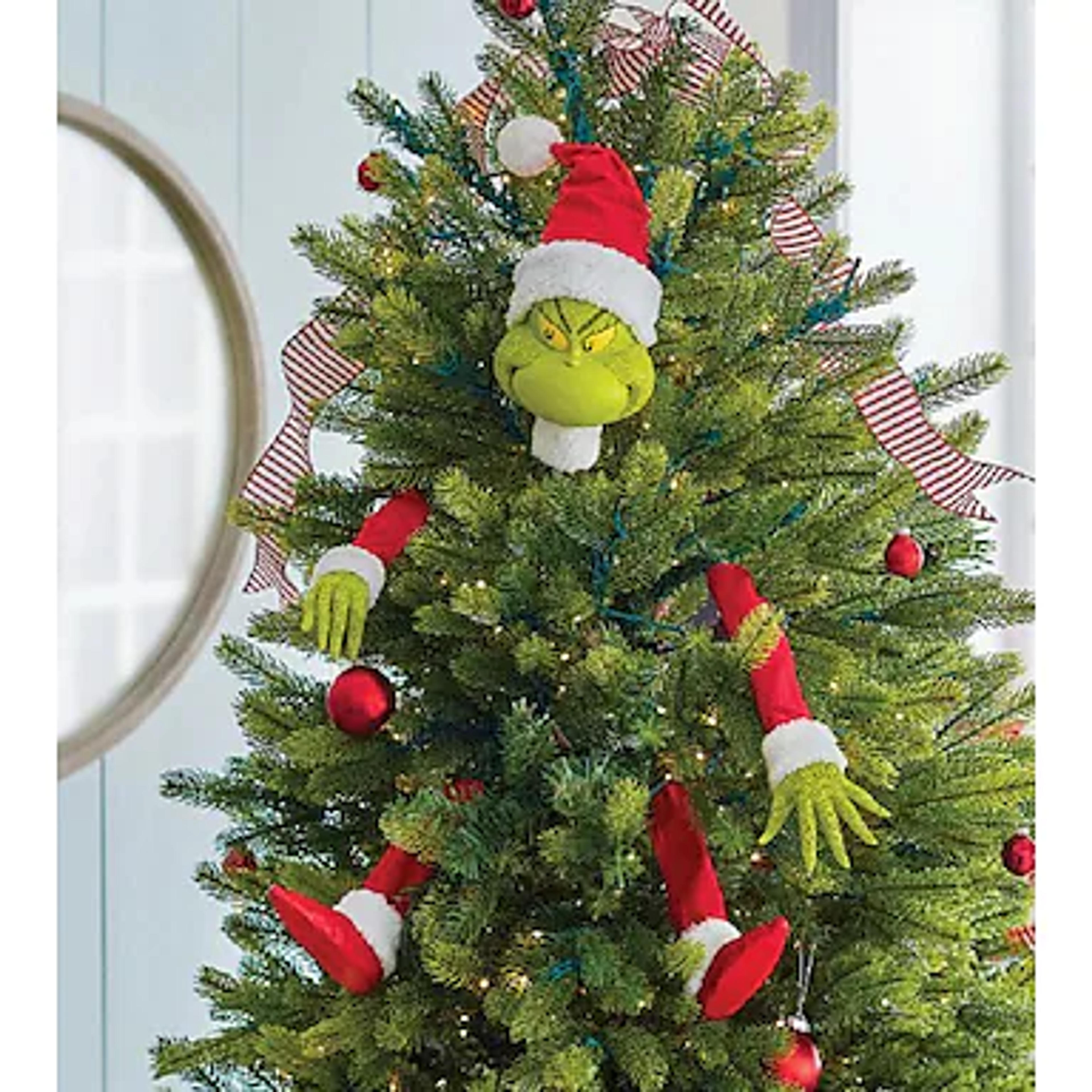 Grinch Christmas Tree Decorations Arm Head and Legs, Furry Green Head for Christmas Tree Decorations, Christmas Elf Body Decorations Ornament for Home Party 9343739 2022 – $27.99