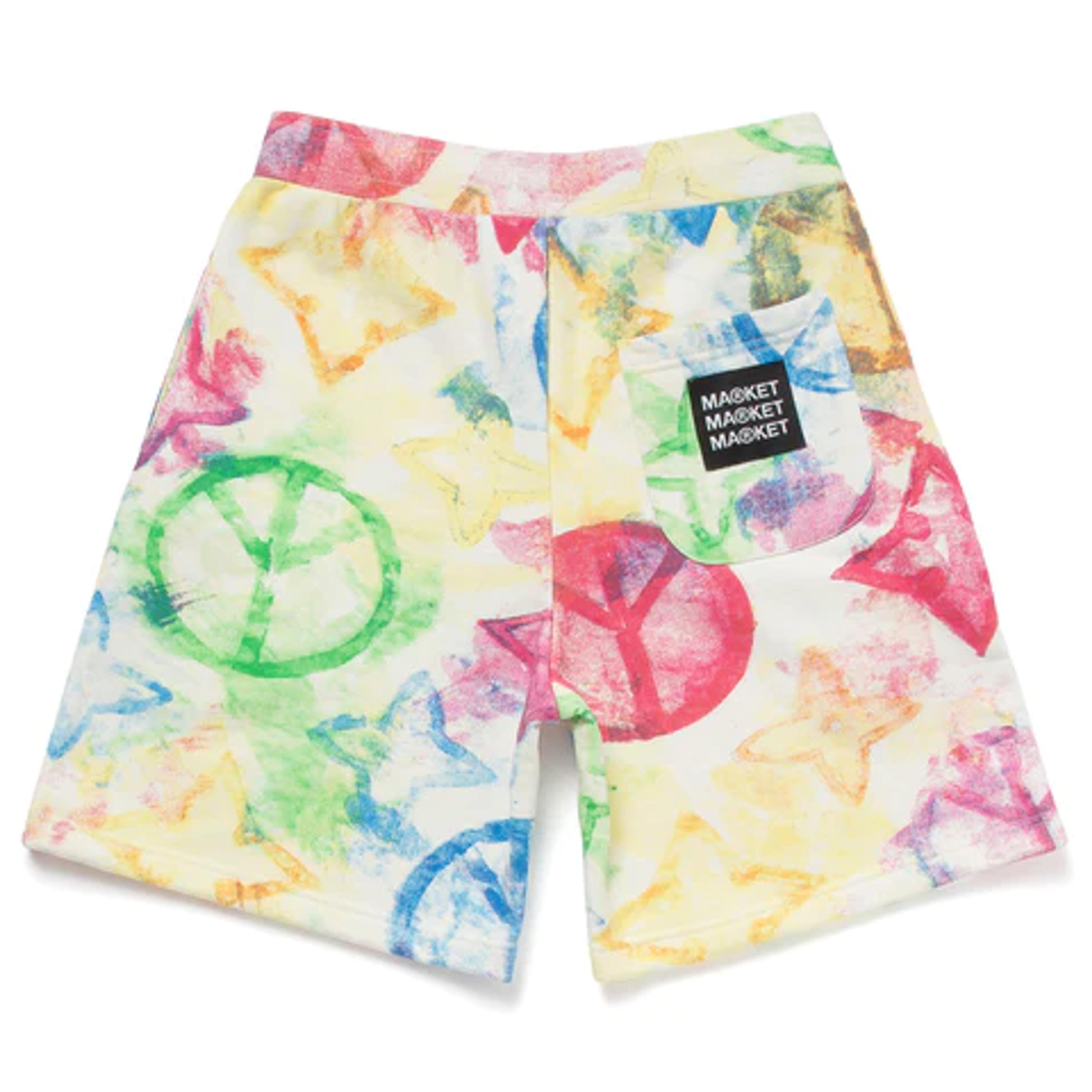 WATERCOLOR MONOGRAM ARC SWEATSHORTS