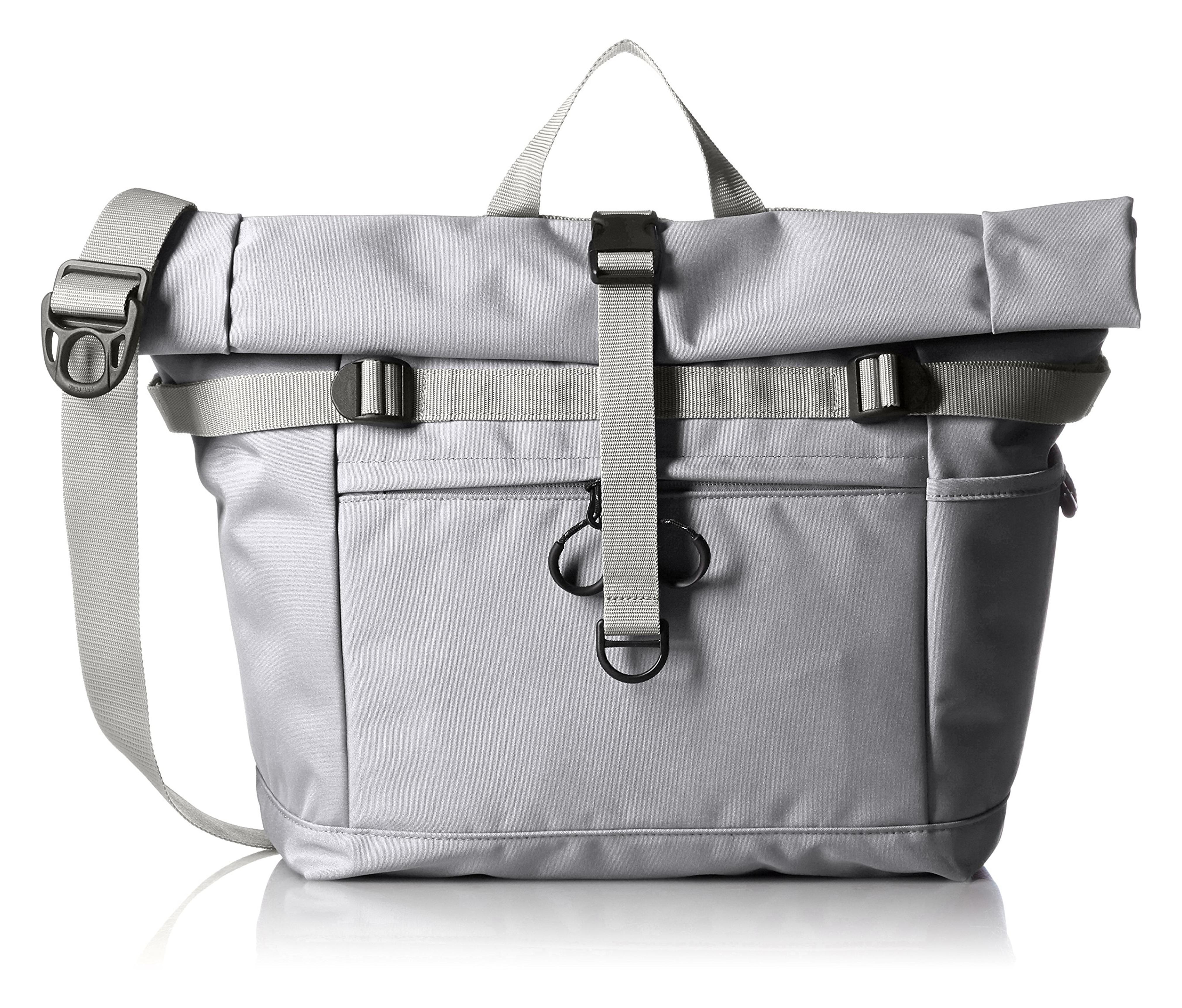 beruf shoulder bag made in Japan roll-top water resistance durability have roll-top shoulder bag LT.GREY