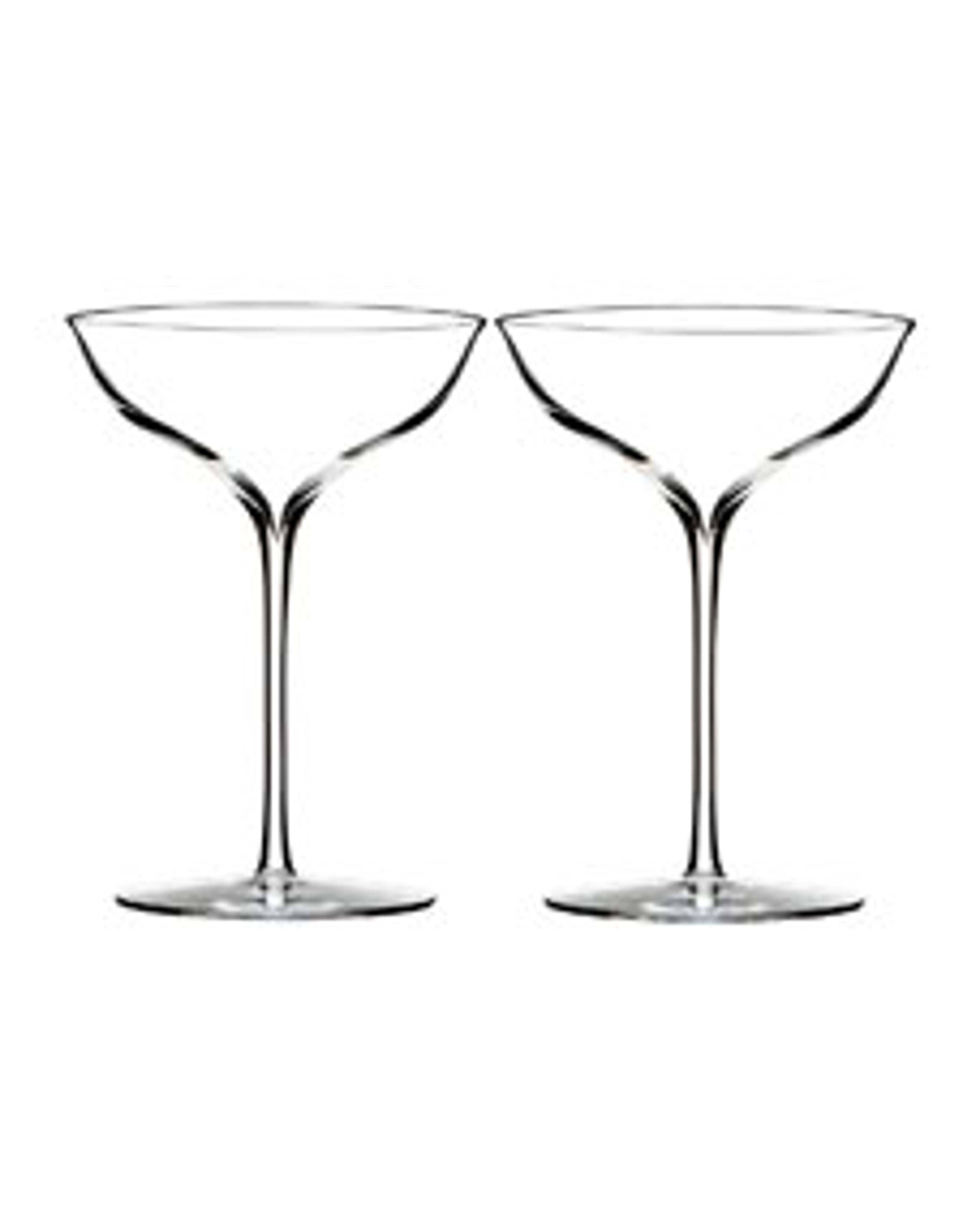 Waterford Crystal Elegance Champagne Coupe, Set of 2