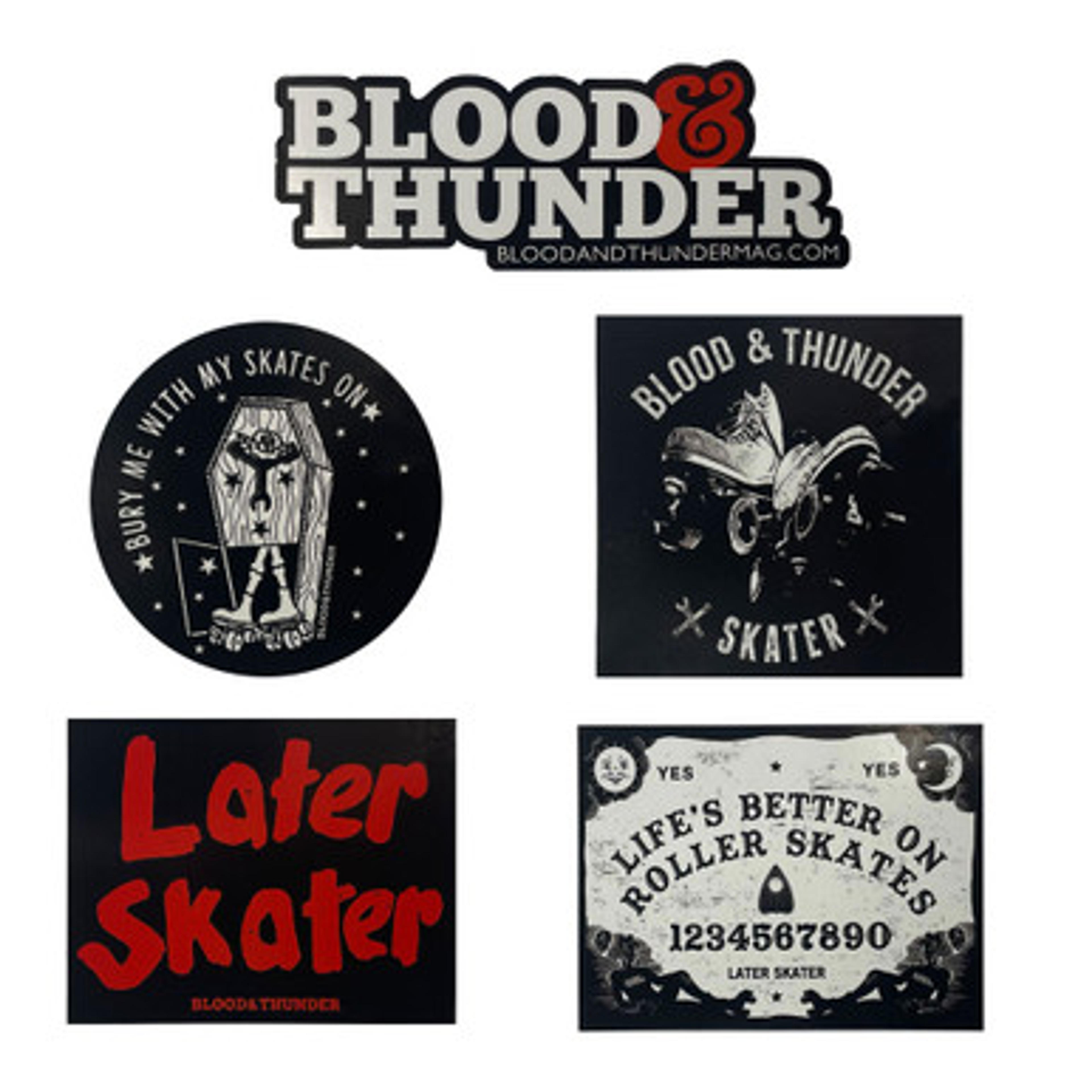 Blood & Thunder Spooky Sticker Pack