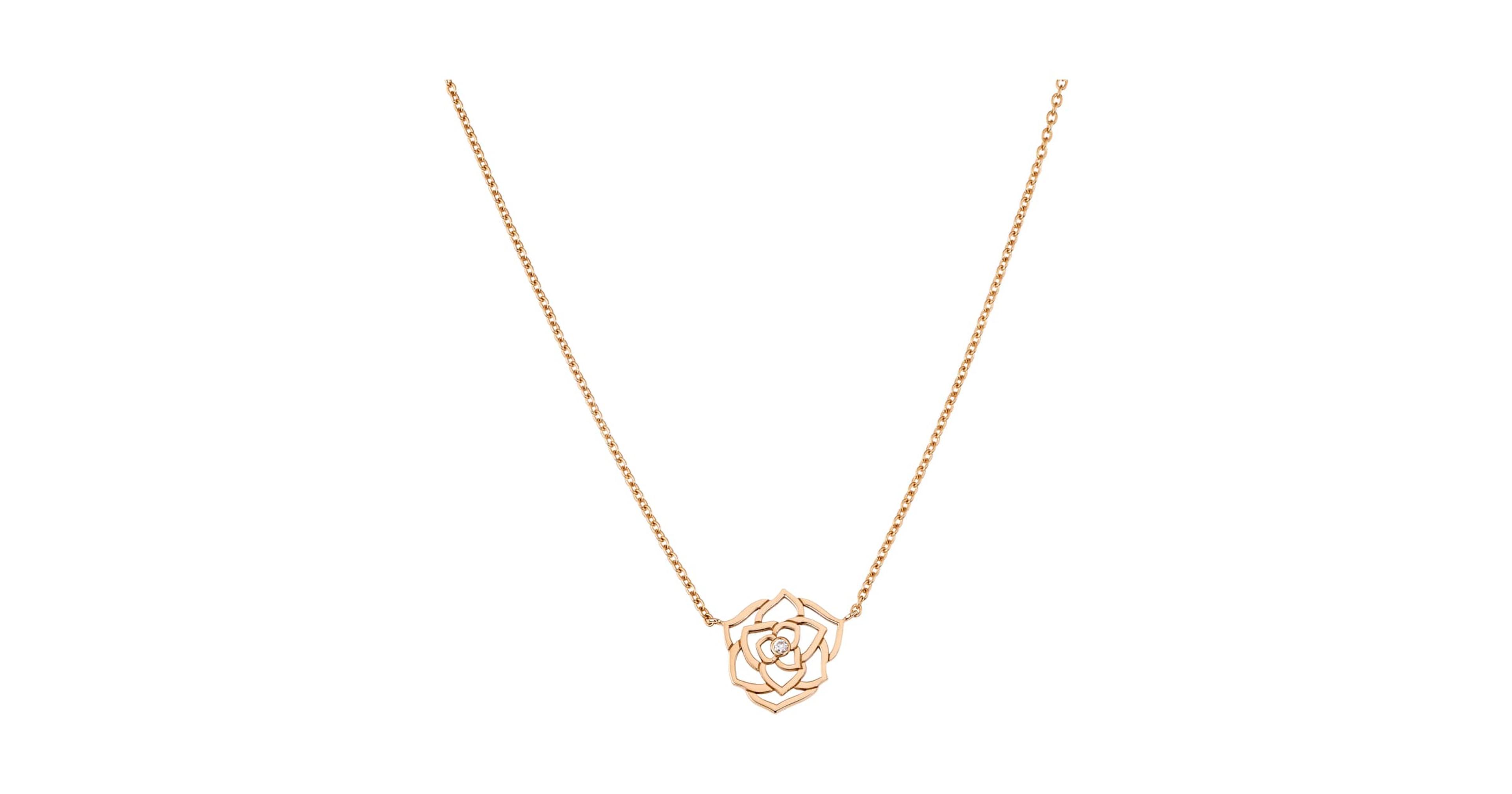 Rose gold Diamond Pendant G33U0800 - Piaget Luxury Jewelry Online