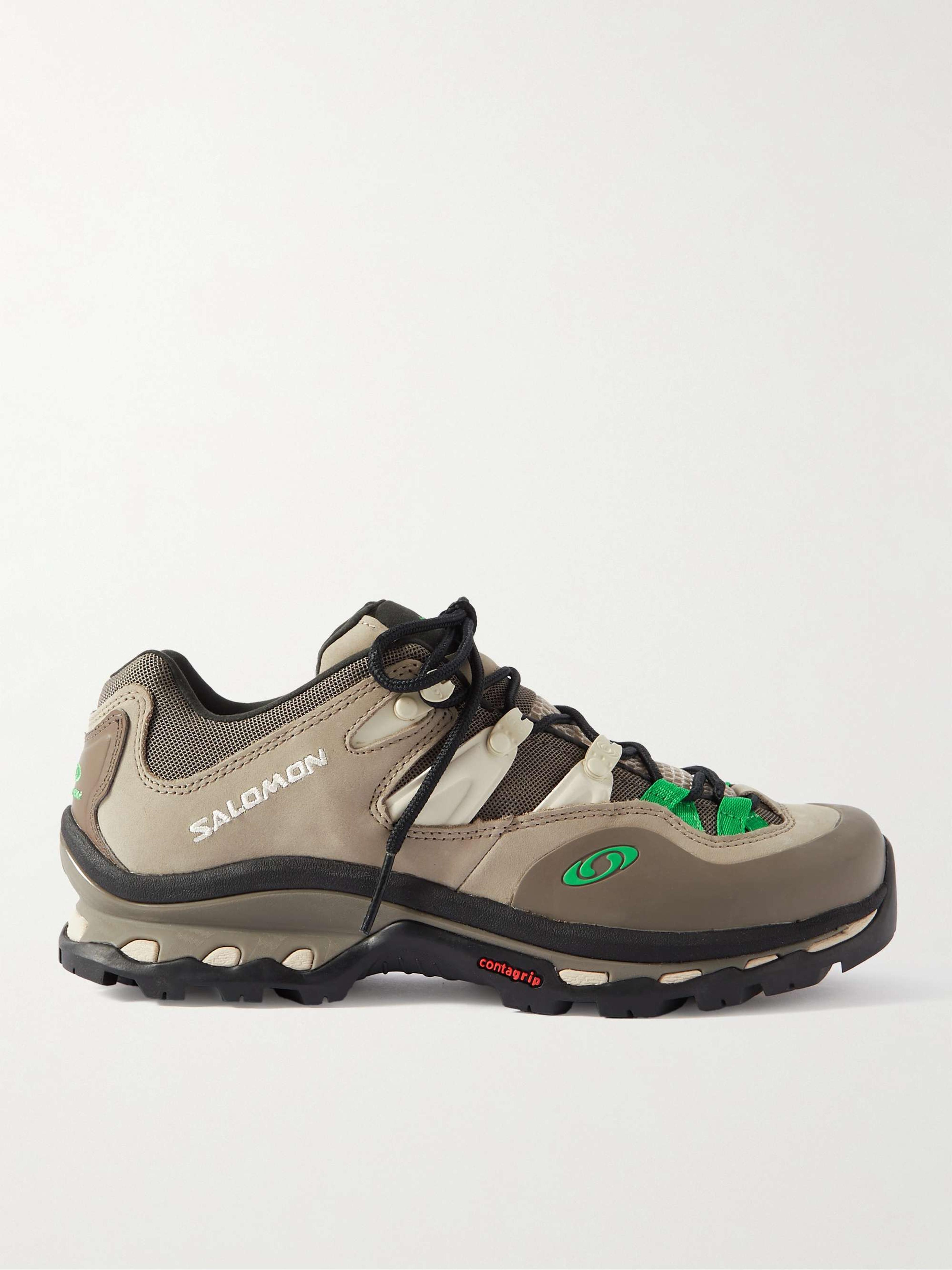 SALOMON XT-Quest 2 Nubuck, Mesh and Rubber Sneakers for Men | MR PORTER