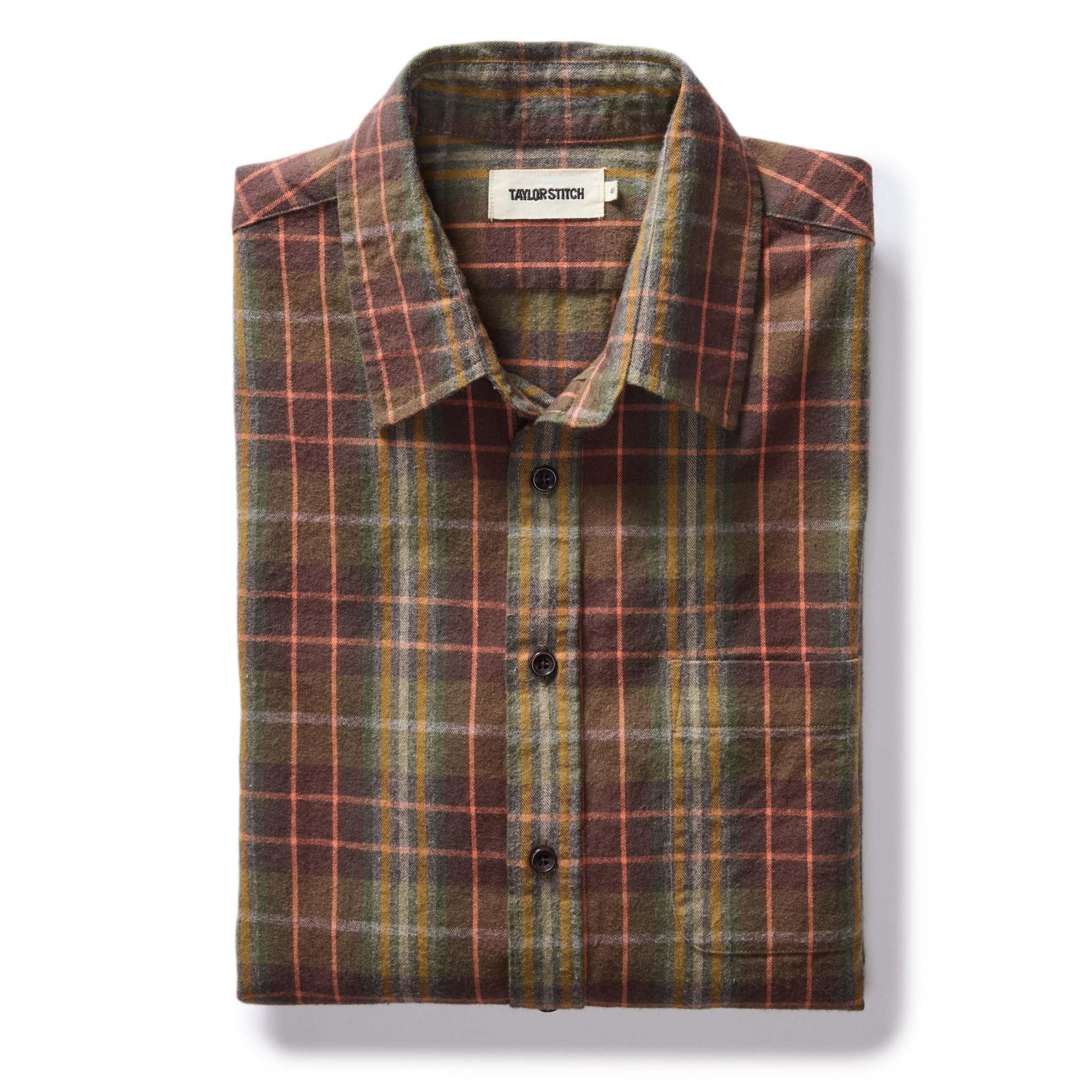 The California in Tarnished Brass Plaid - XL - 44