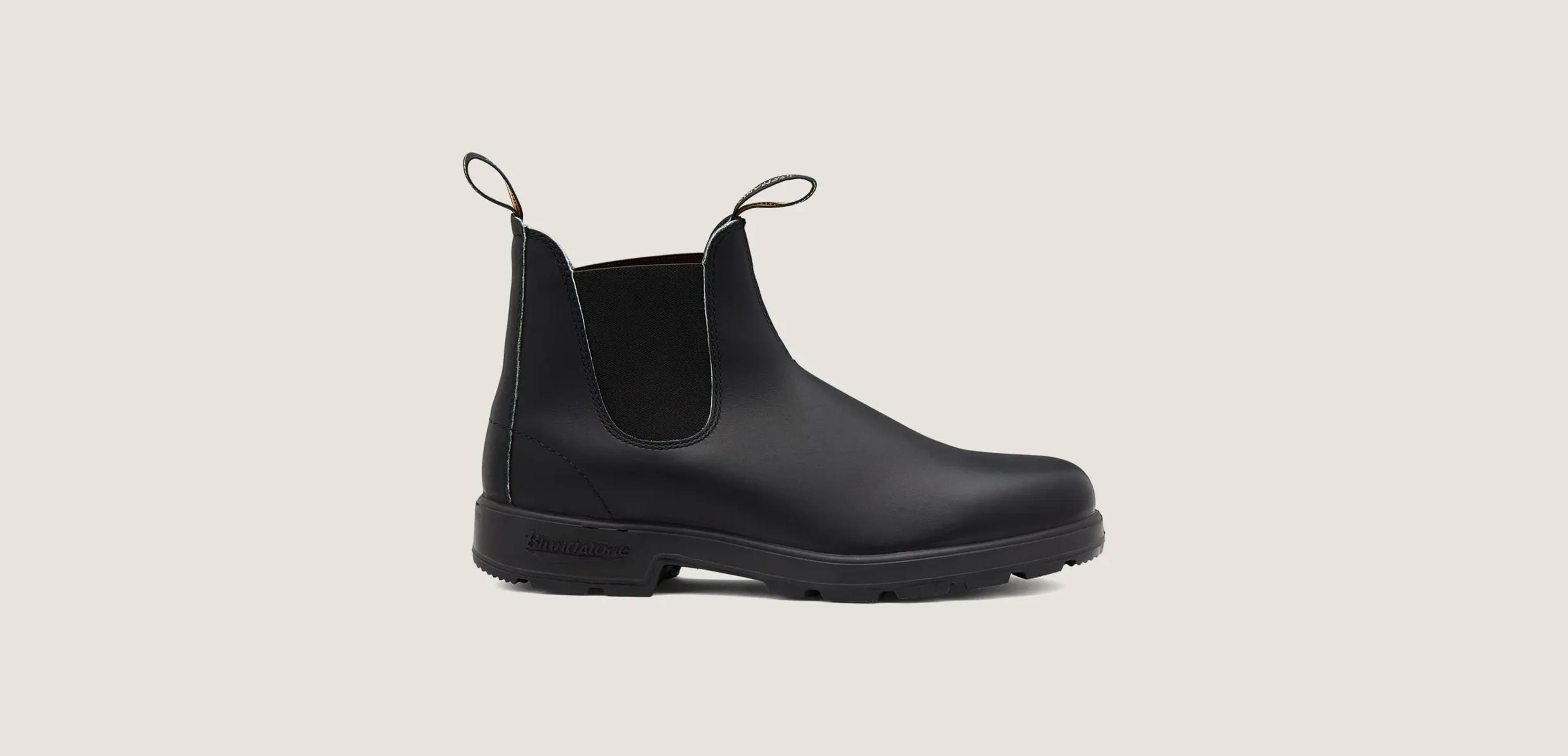 Black Premium Leather Chelsea Boots, Men's Style 510 - Blundstone USA