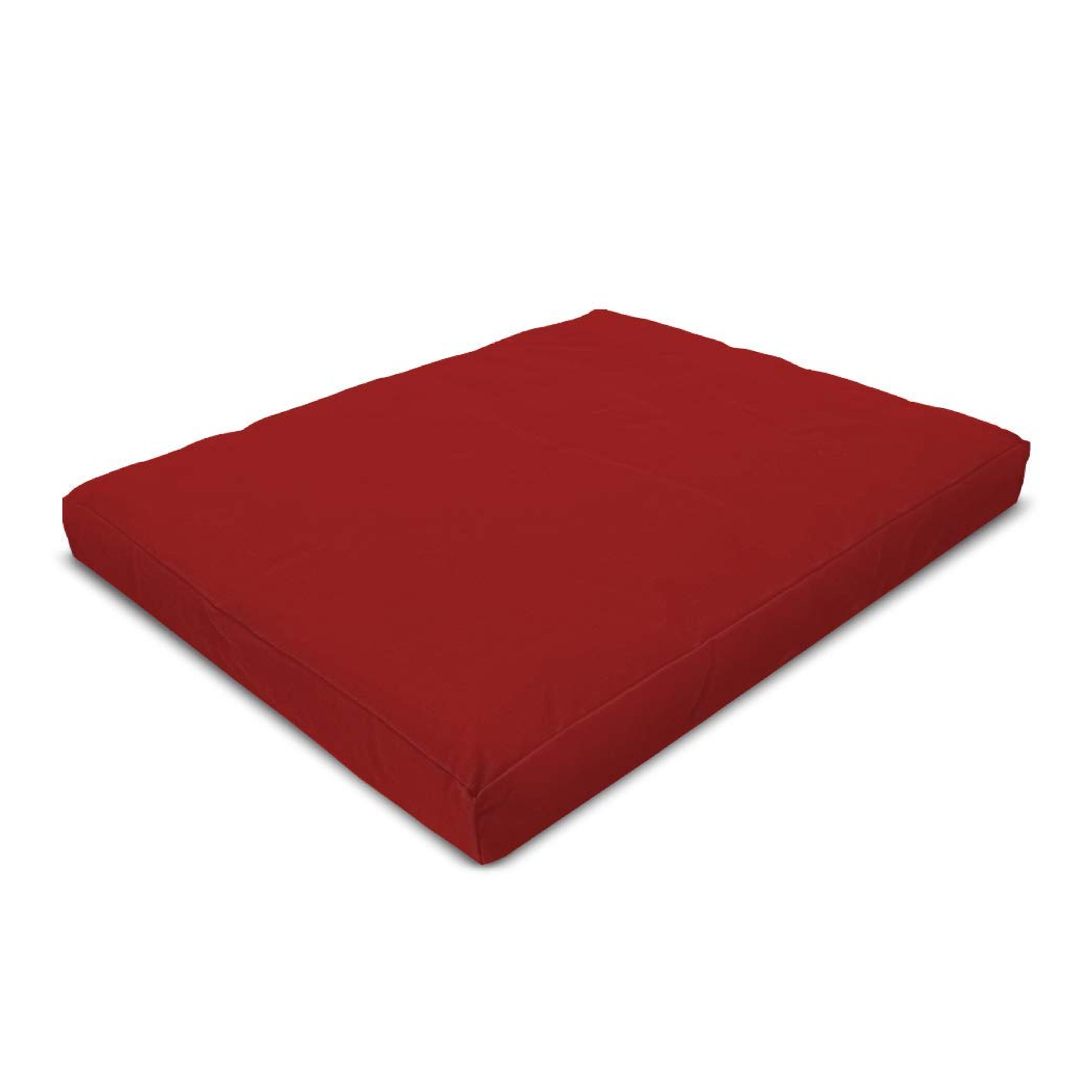 Bean Products Zabuton Meditation Cushion, Cotton - Small & Large - Handcrafted In The USA - Removable Cover for Easy Cleaning