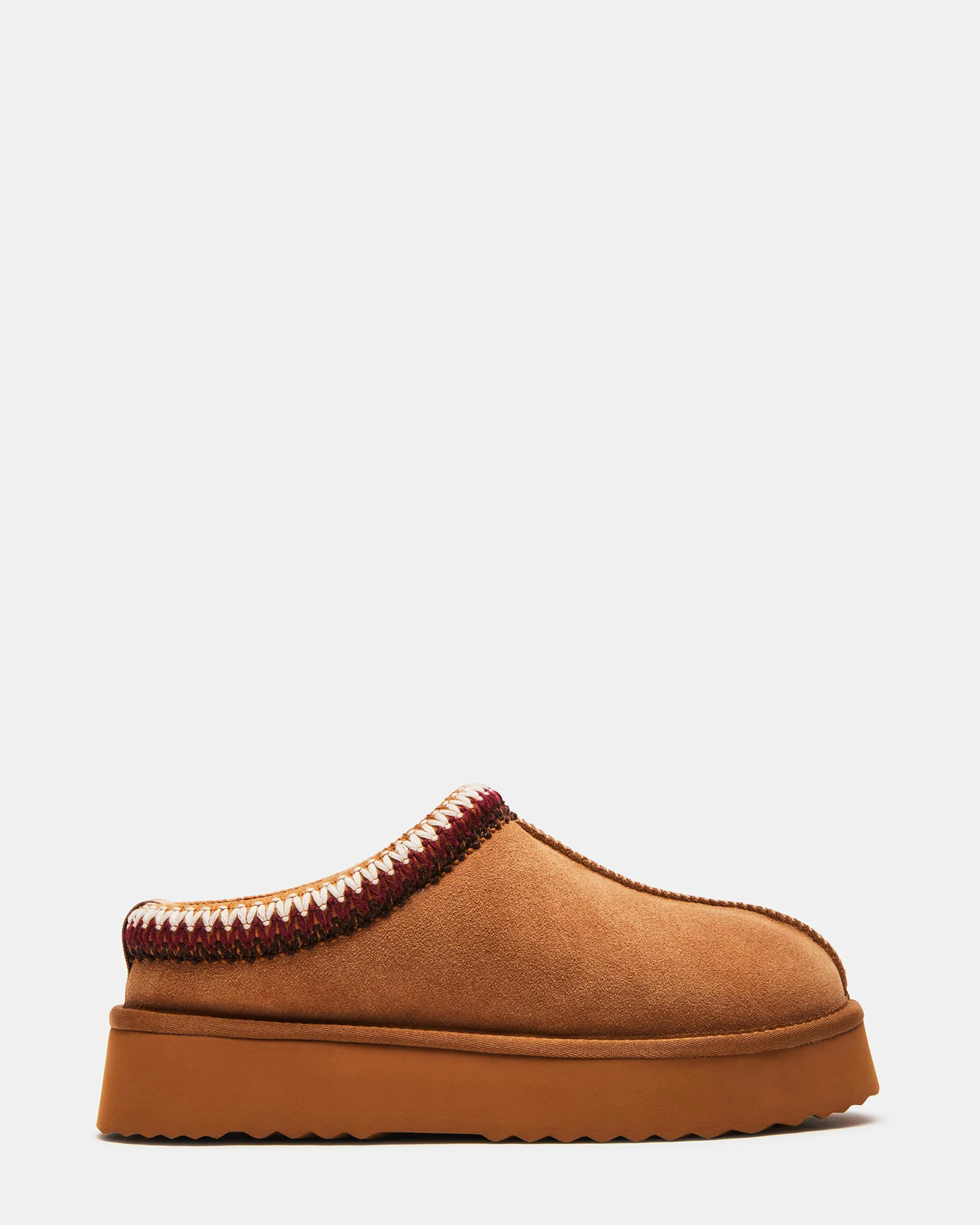 SELENA Cognac Faux Fur Slip On Mule | Women's Slip-Ons – Steve Madden