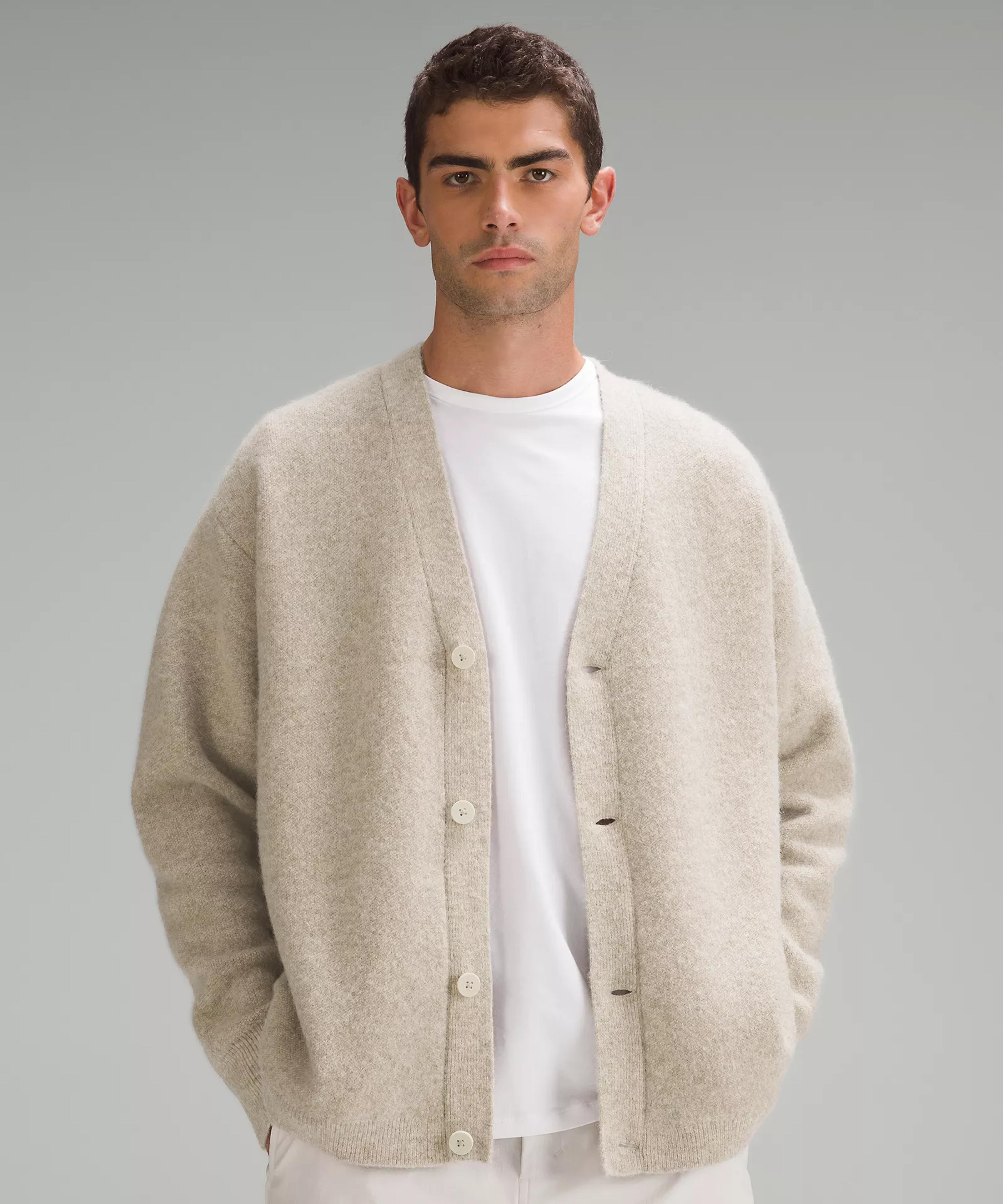 Alpaca Wool-Blend Cardigan Sweater | Men's Sweaters | lululemon Canada