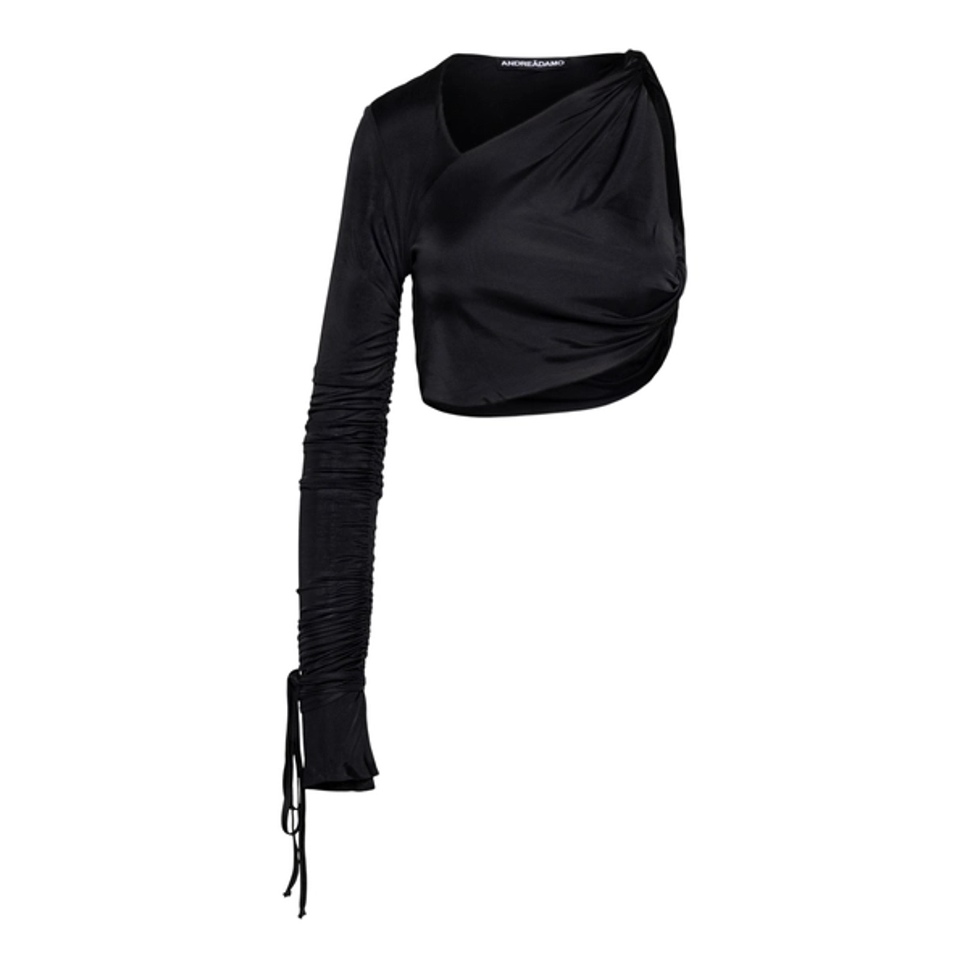 Asymmetrical crop top Andrea Adamo | Ratti Boutique