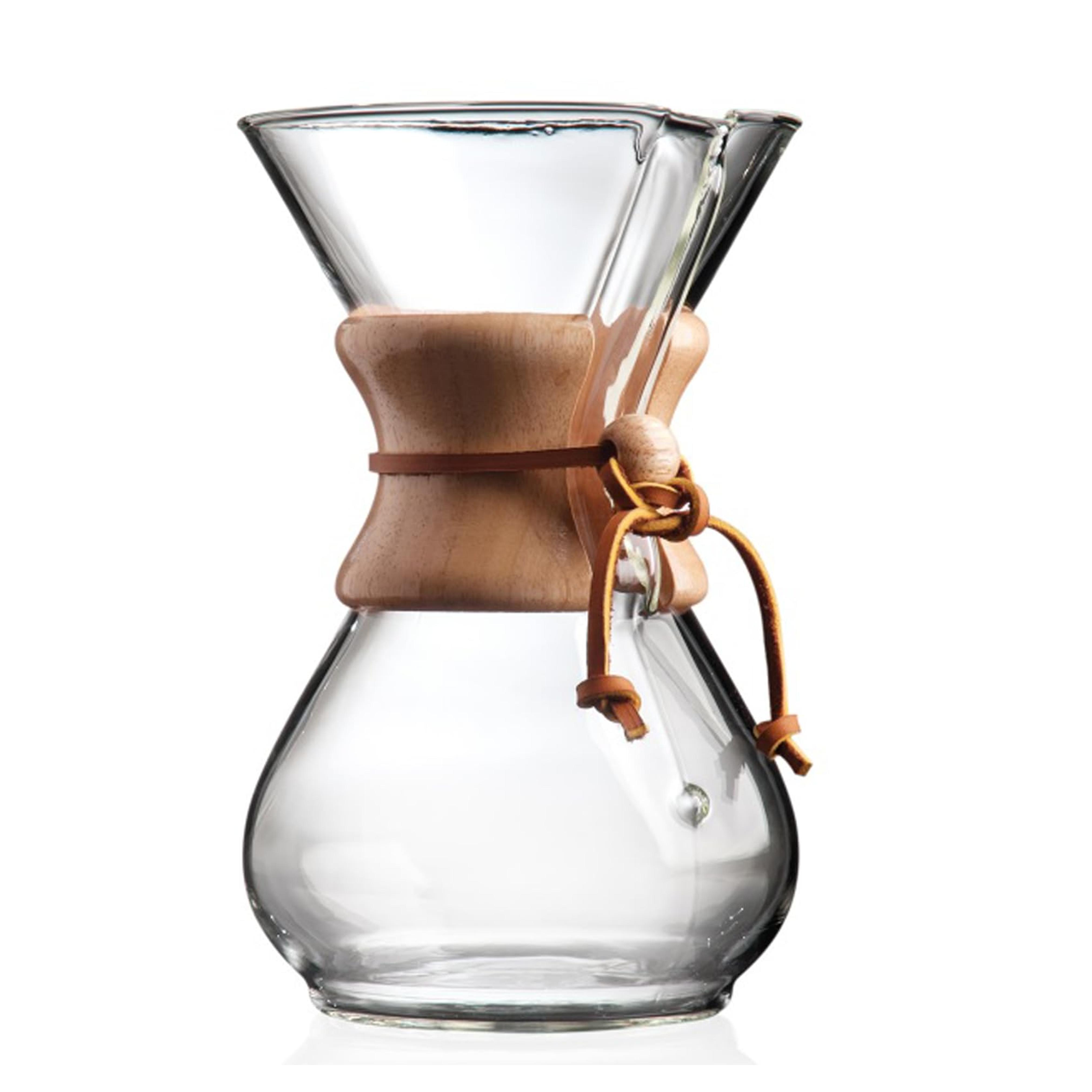 Chemex Pour-Over Glass Coffeemaker - Classic Series - 6-Cup - Exclusive Packaging