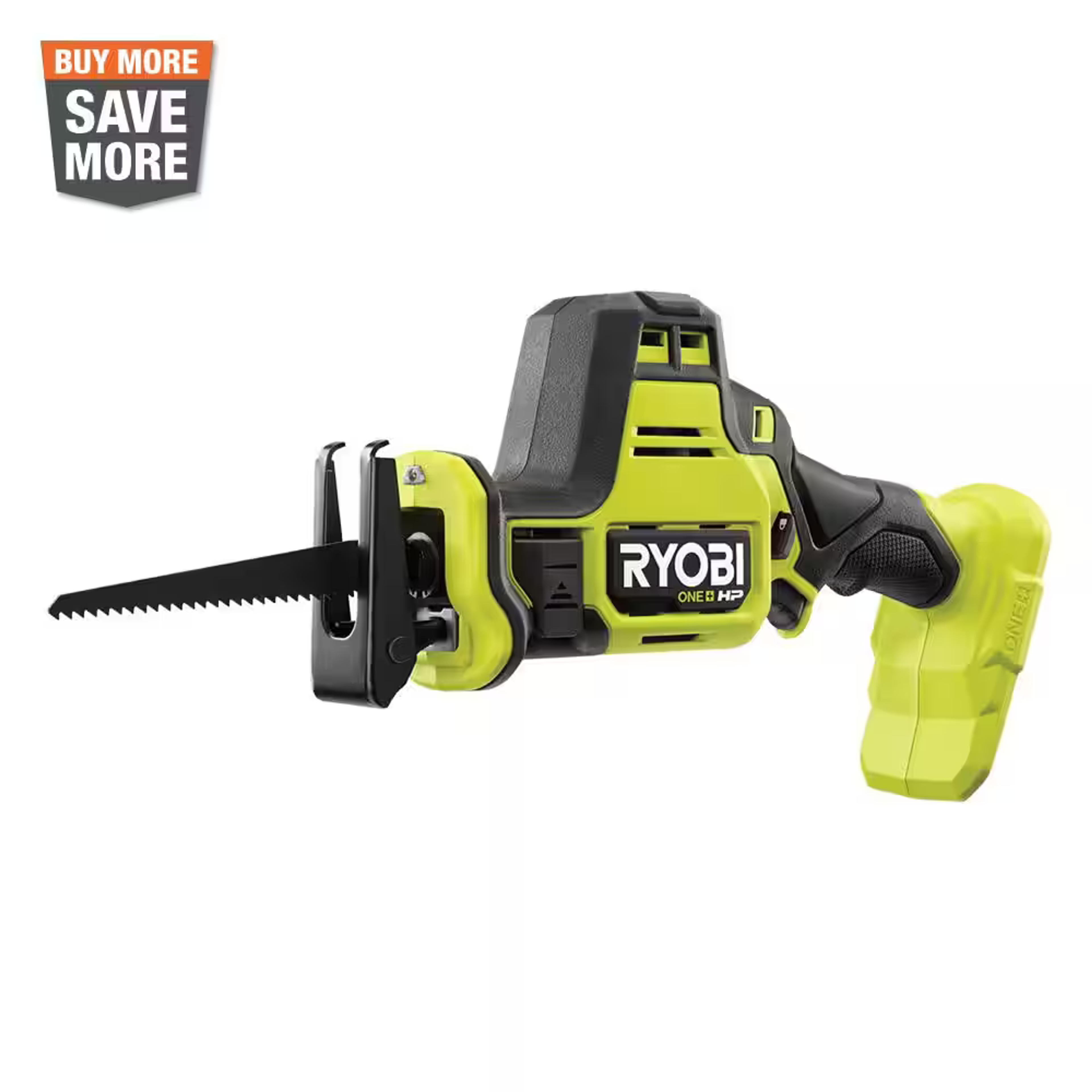 RYOBI ONE+ HP 18V Brushless Cordless Compact One-Handed Reciprocating Saw (Tool Only) PSBRS01B - The Home Depot