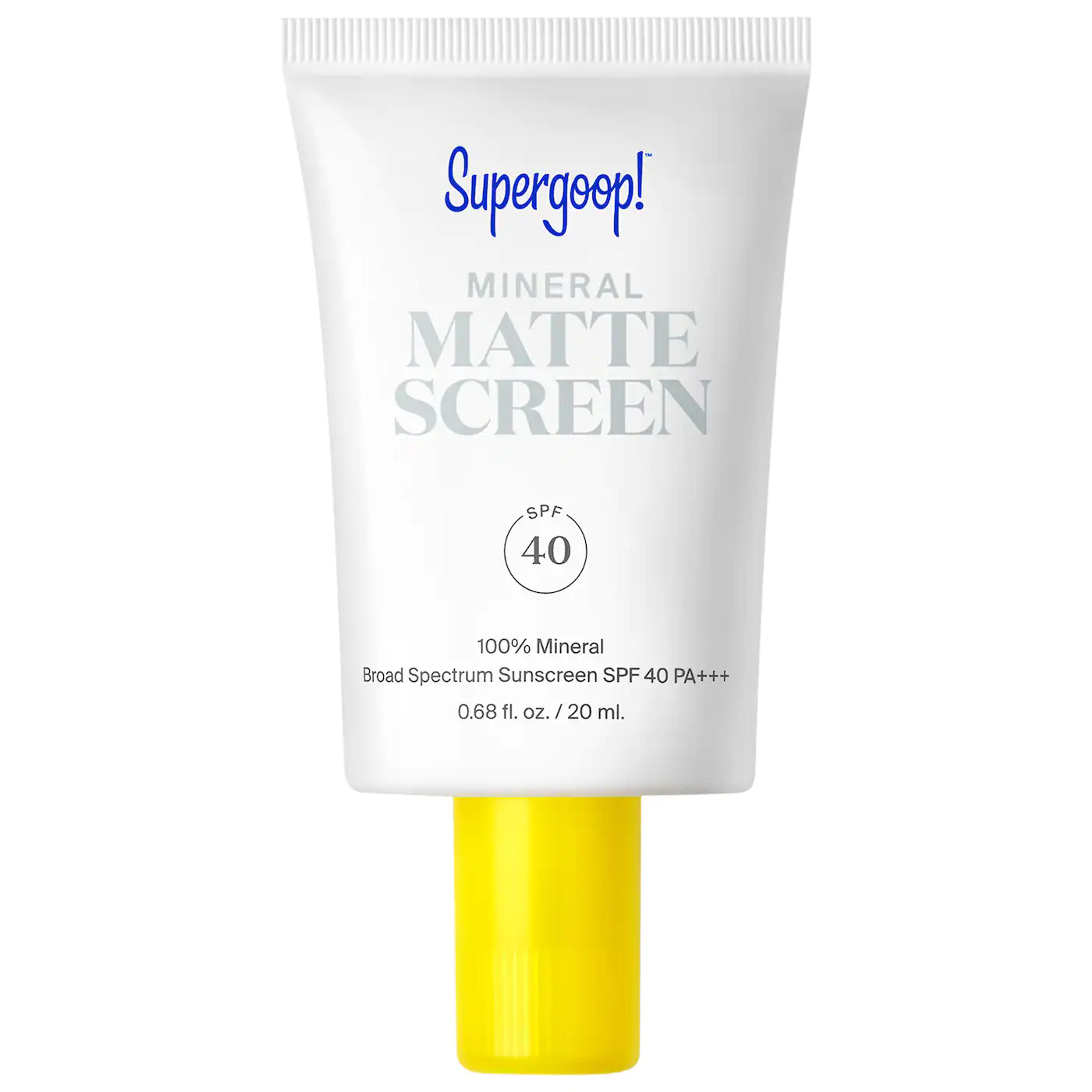 Mineral Mattescreen Sunscreen SPF 40 PA+++ - Supergoop! | Sephora