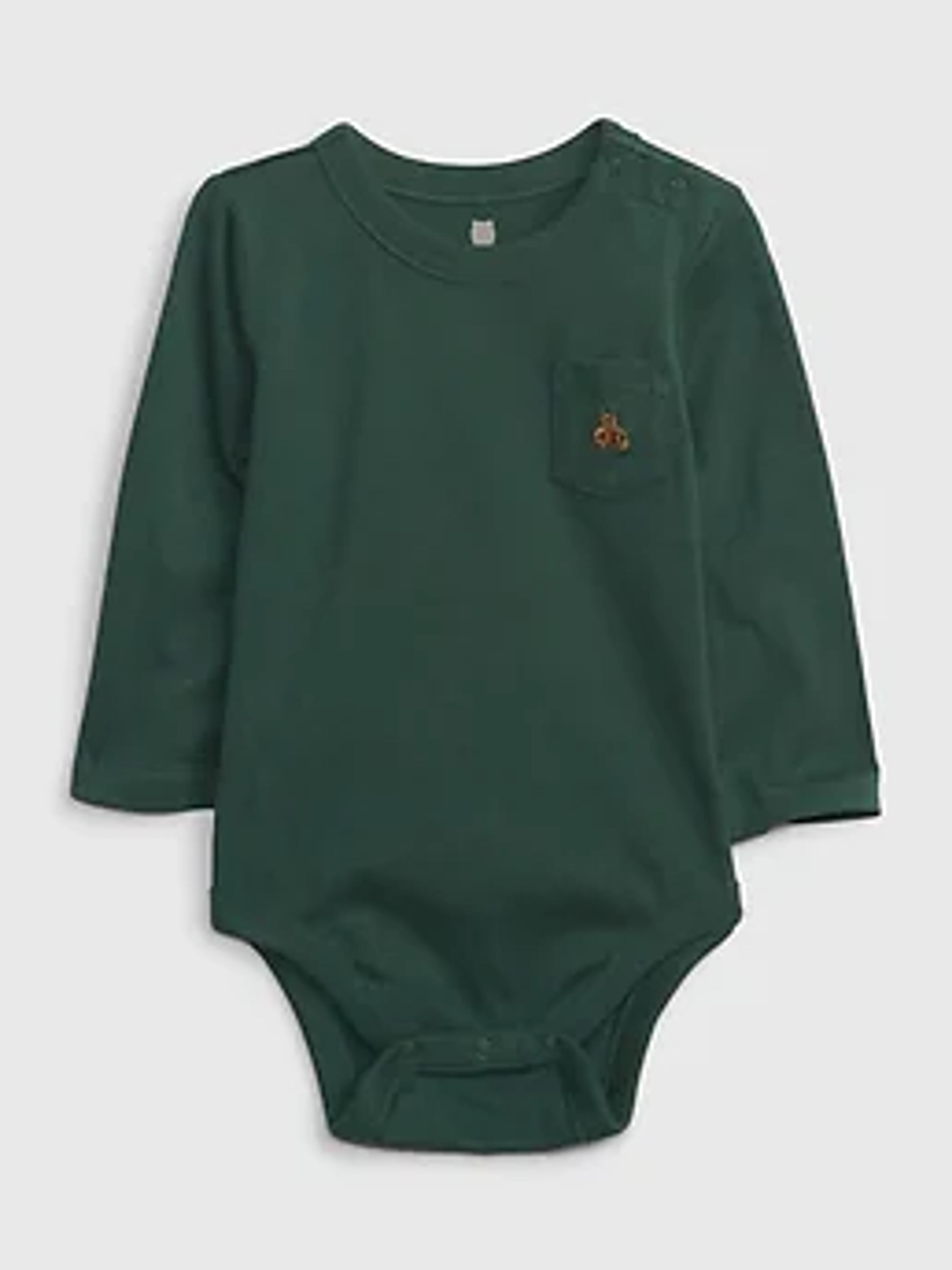 Baby 100% Organic Cotton Mix and Match Pocket Bodysuit 