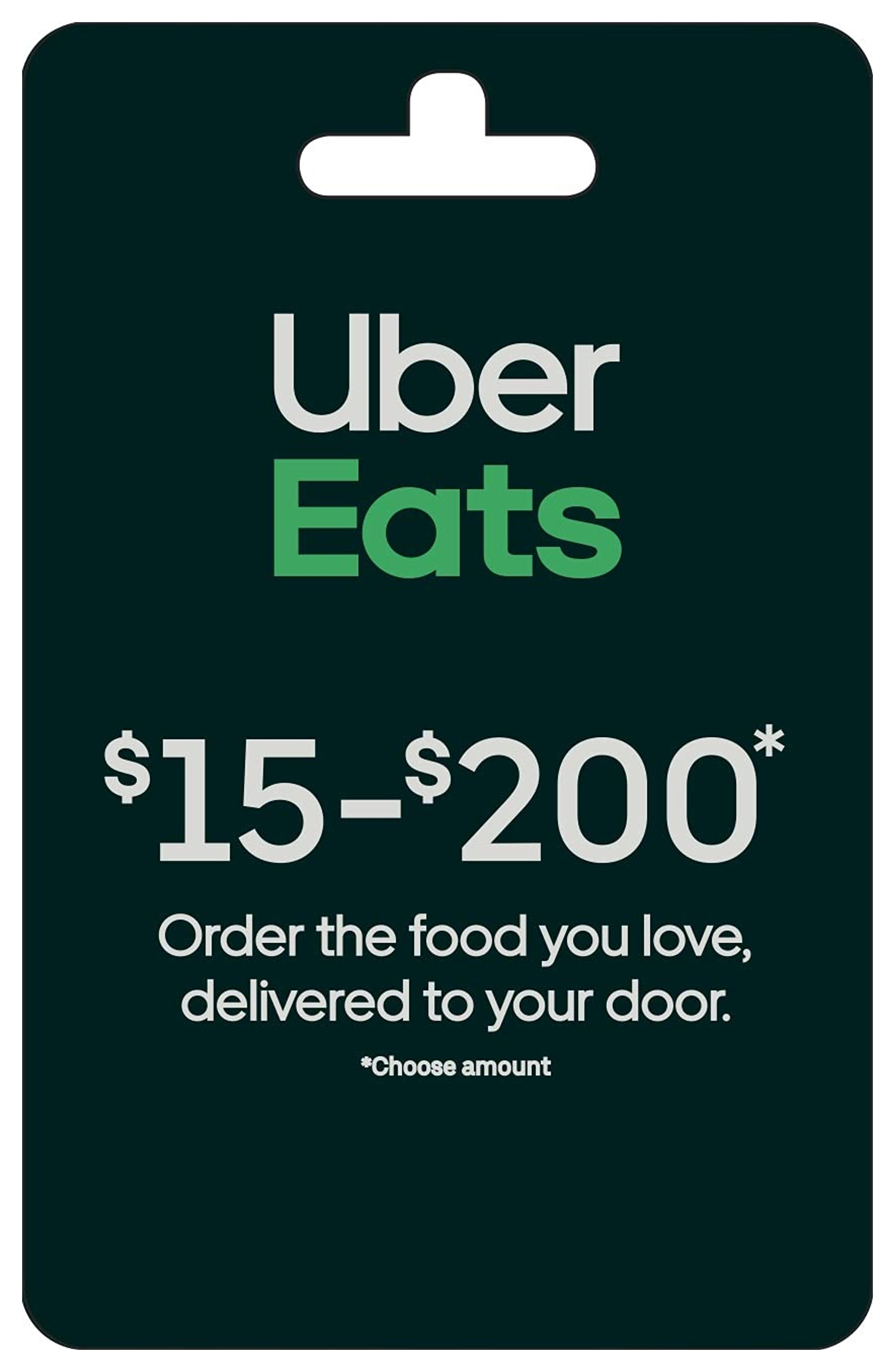 Amazon.com: Uber Eats Gift Card $100 : Gift Cards