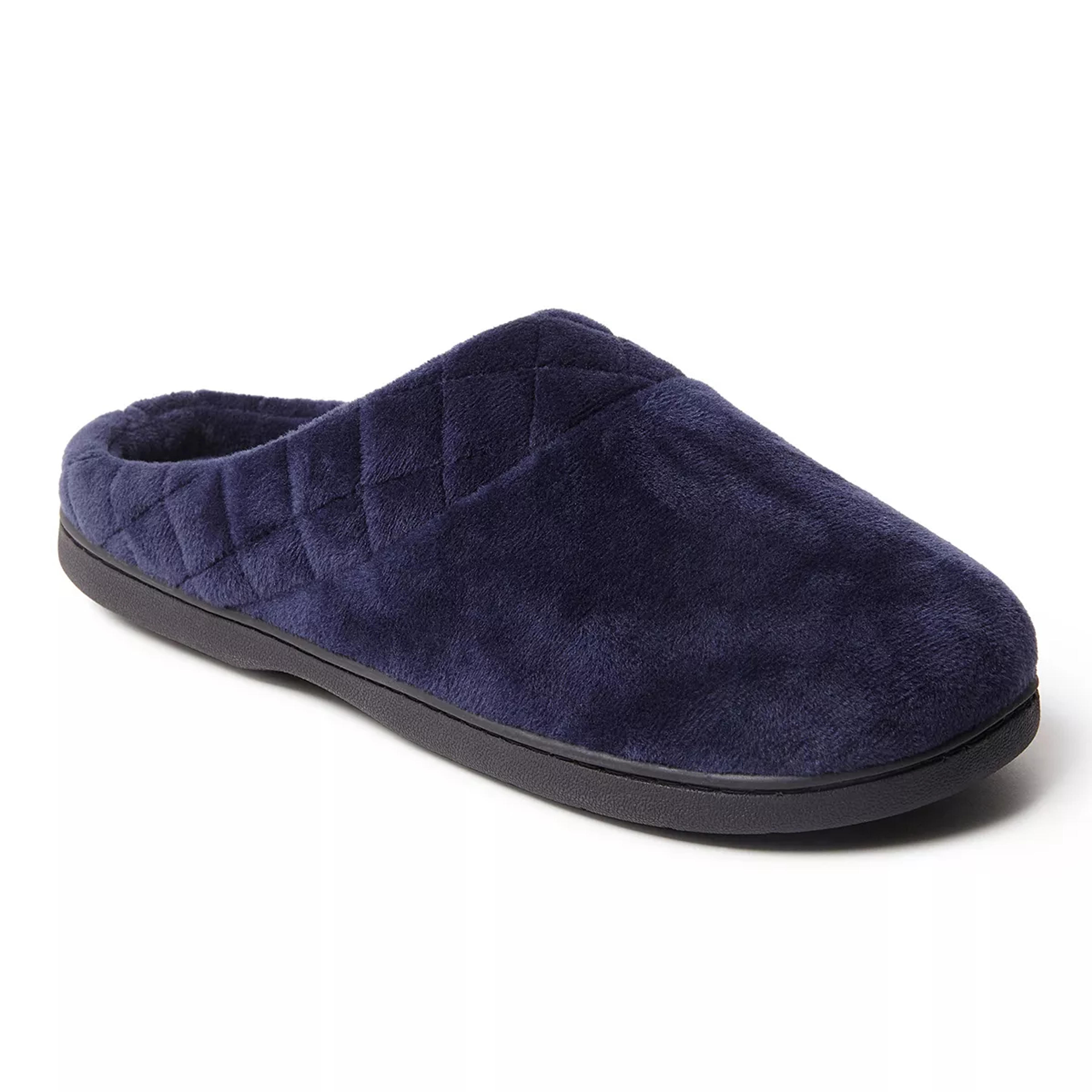 Women's Dearfoams Darcy Velour Clog Slippers with Quilted Cuff