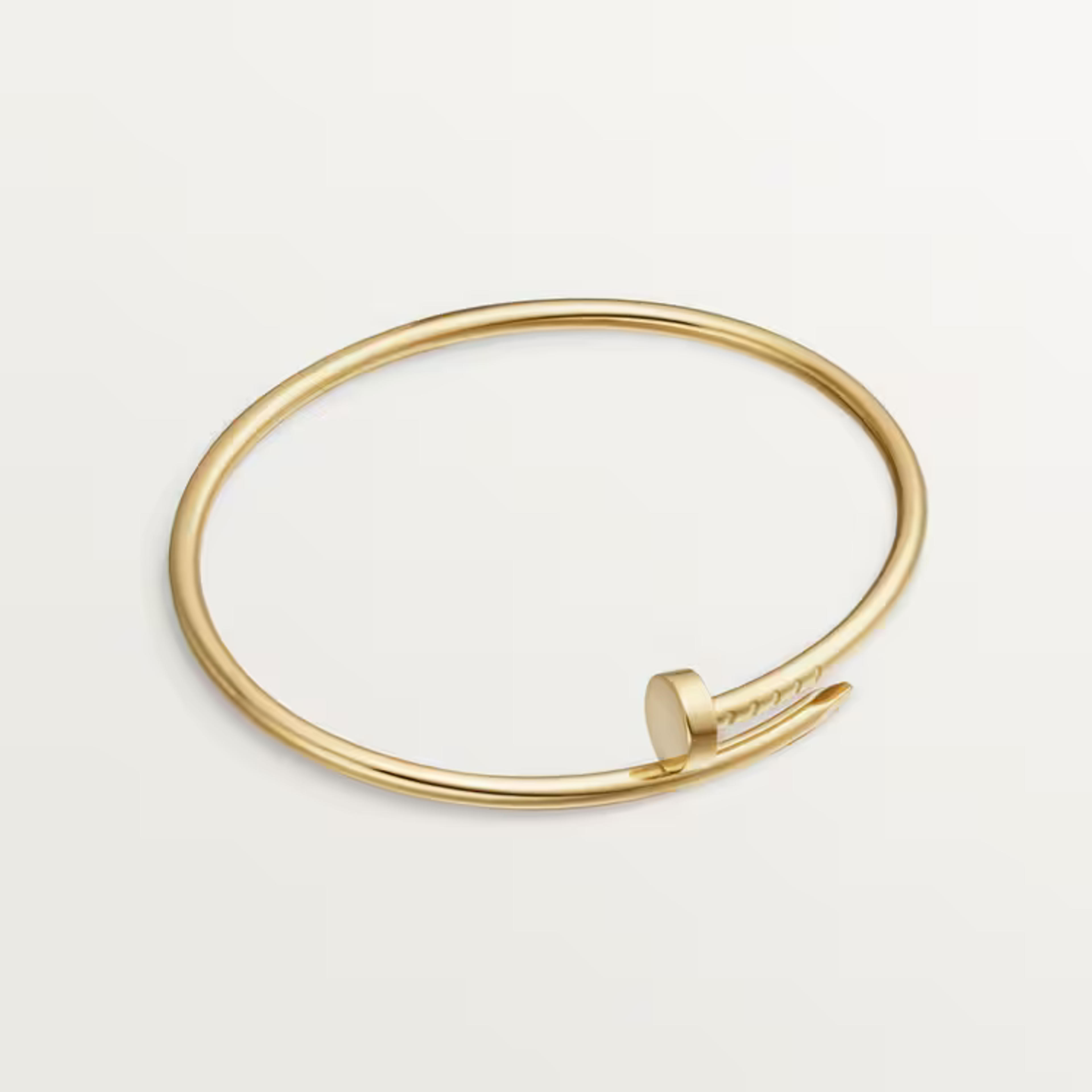 Cartier Small Yellow Gold Juste Un Clou Bracelet - Gold - 17