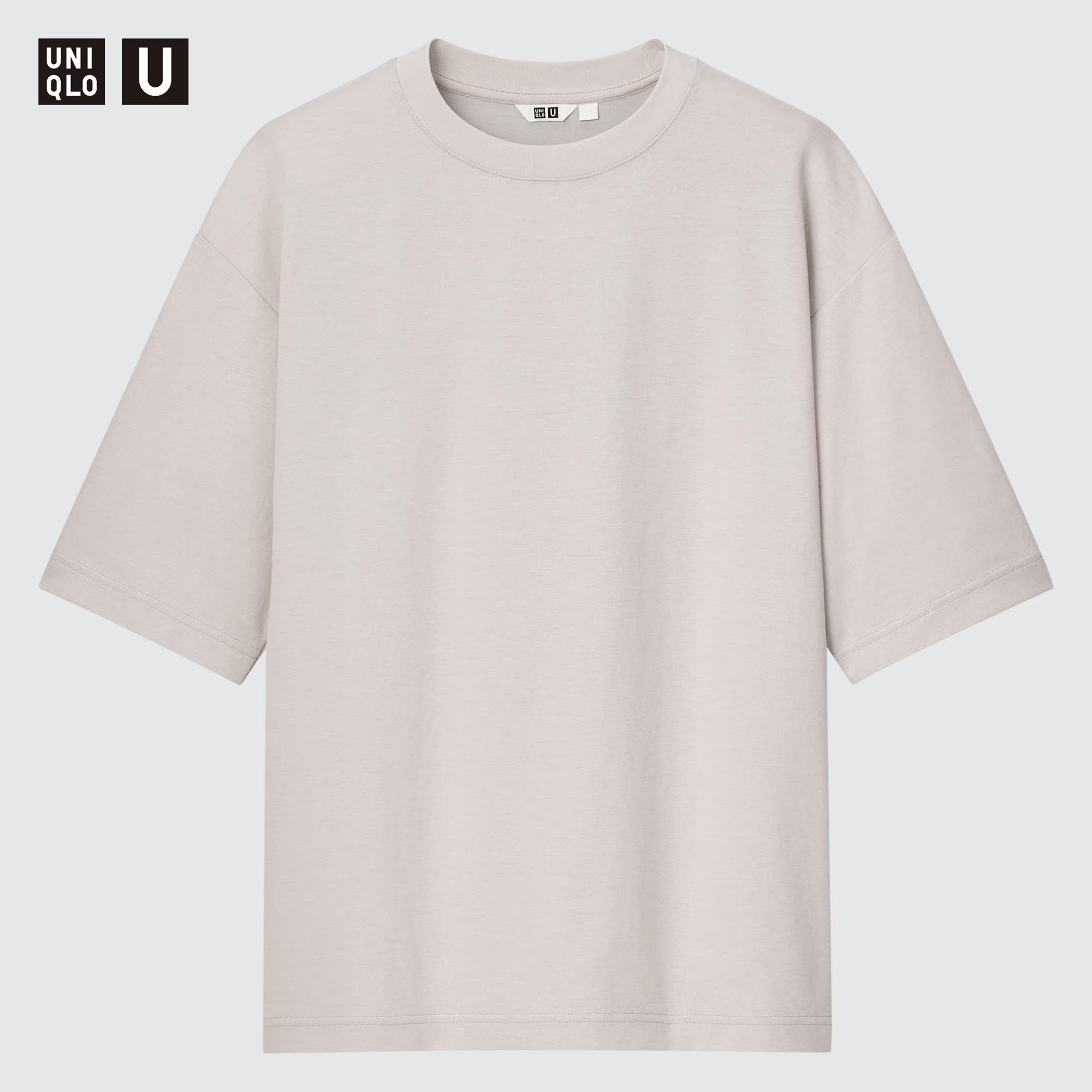 U AIRism Cotton Oversized Crew Neck T-Shirt | UNIQLO US