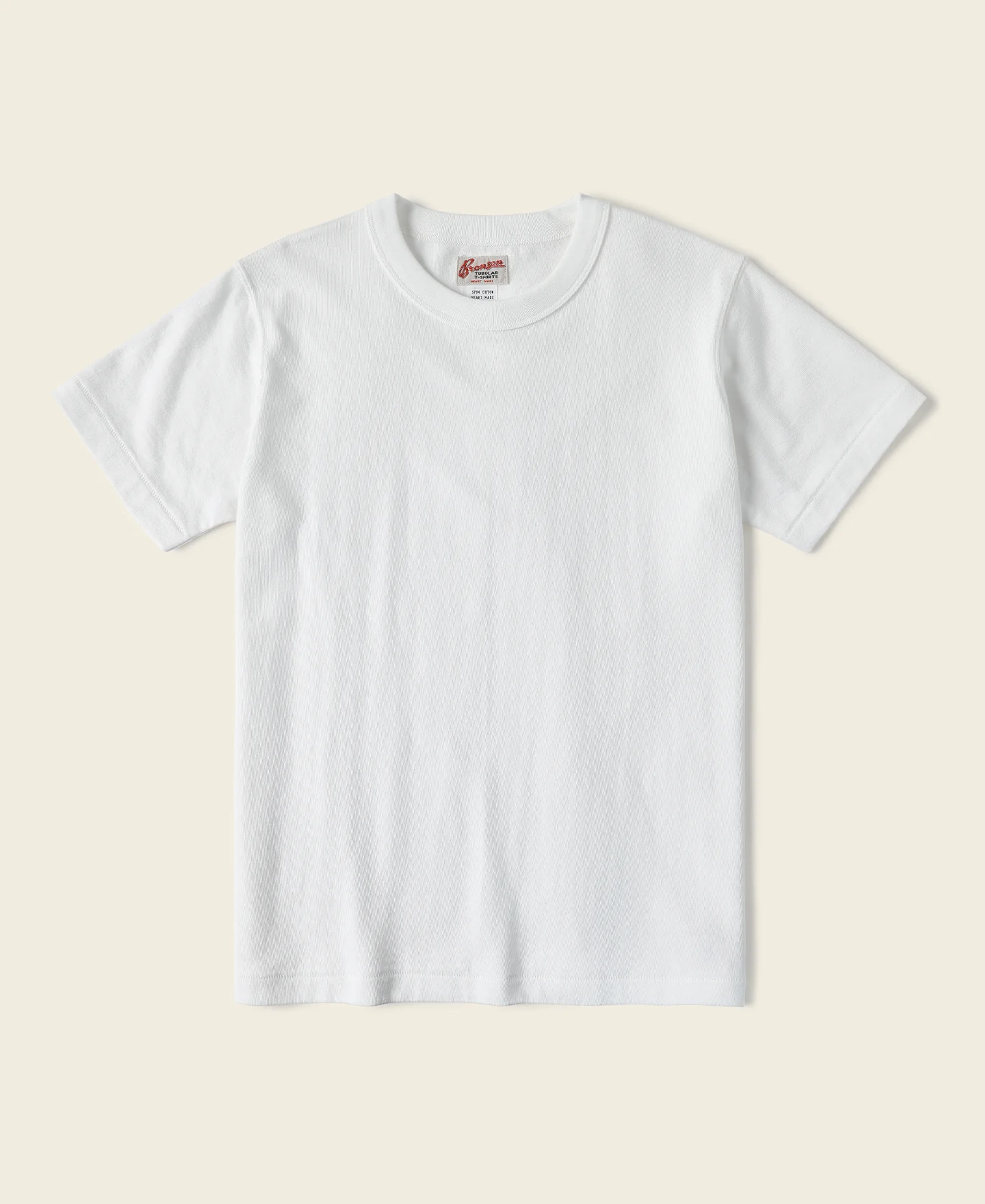 Loopwheel Tubular Athletic T-Shirt - White - White / L