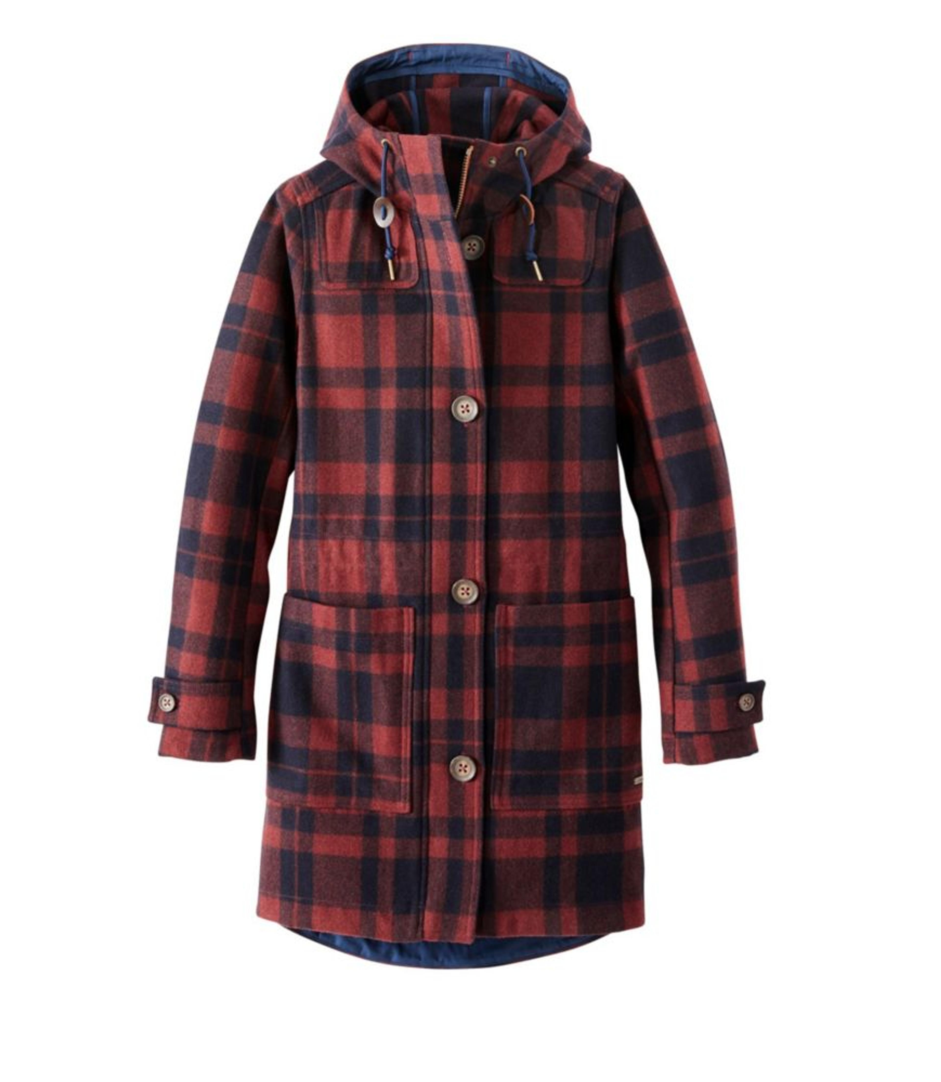 Women's Bean's West End Wool Coat, Pattern | Casual Jackets at L.L.Bean