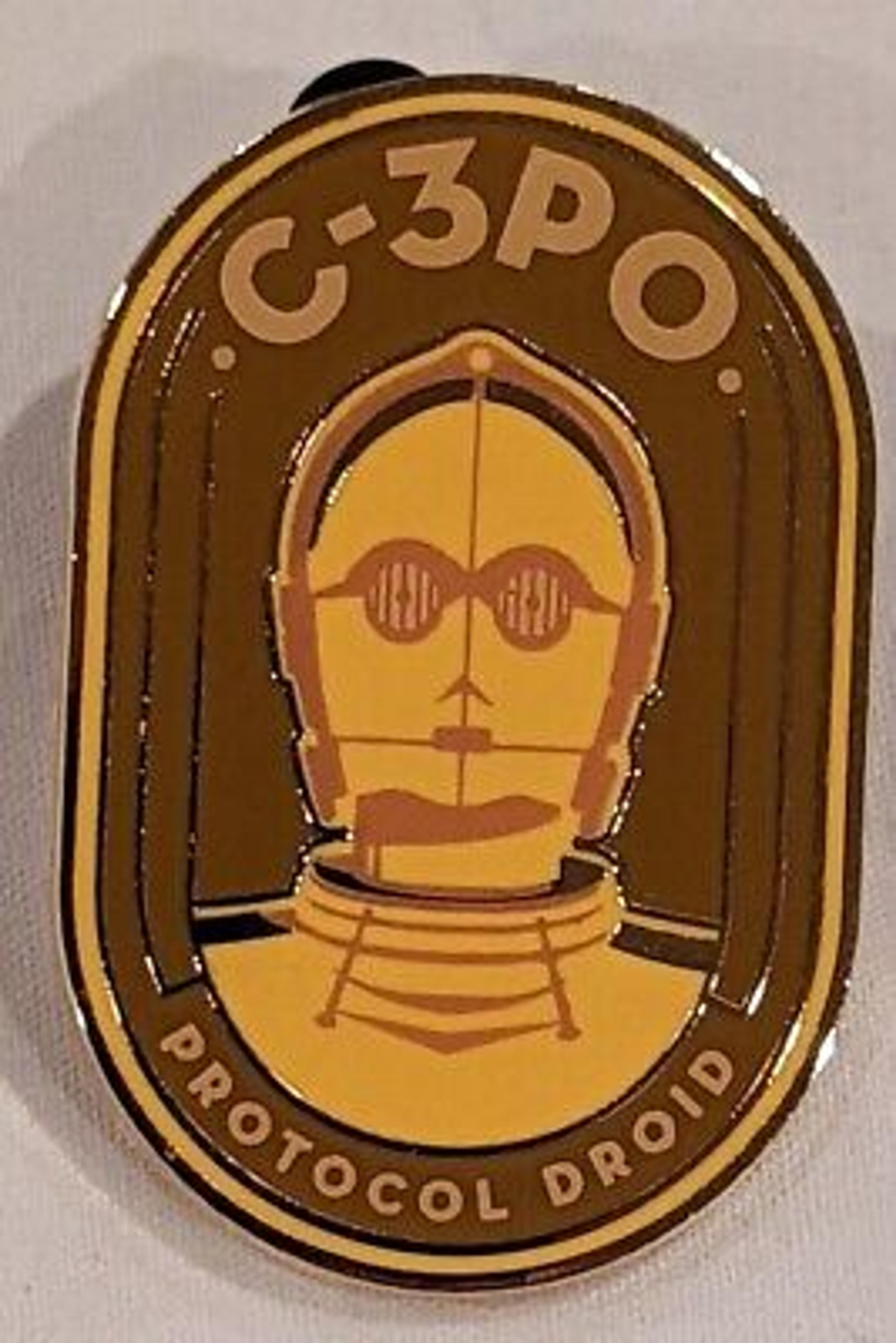 Disney Star Wars Retro Mystery Pin C-3PO Protocol Droid "NEW!"