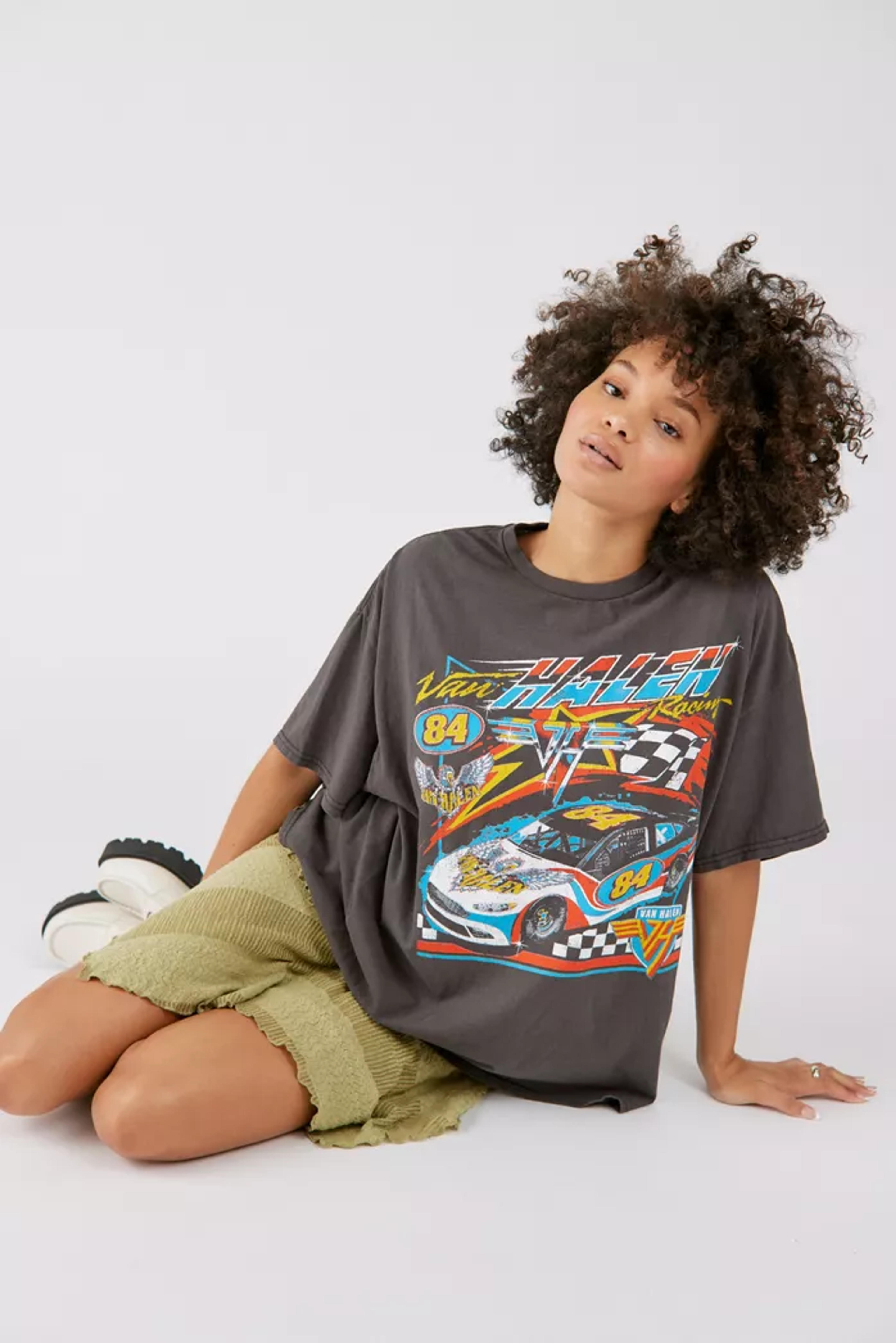 Van Halen Racing T-Shirt Dress | Urban Outfitters