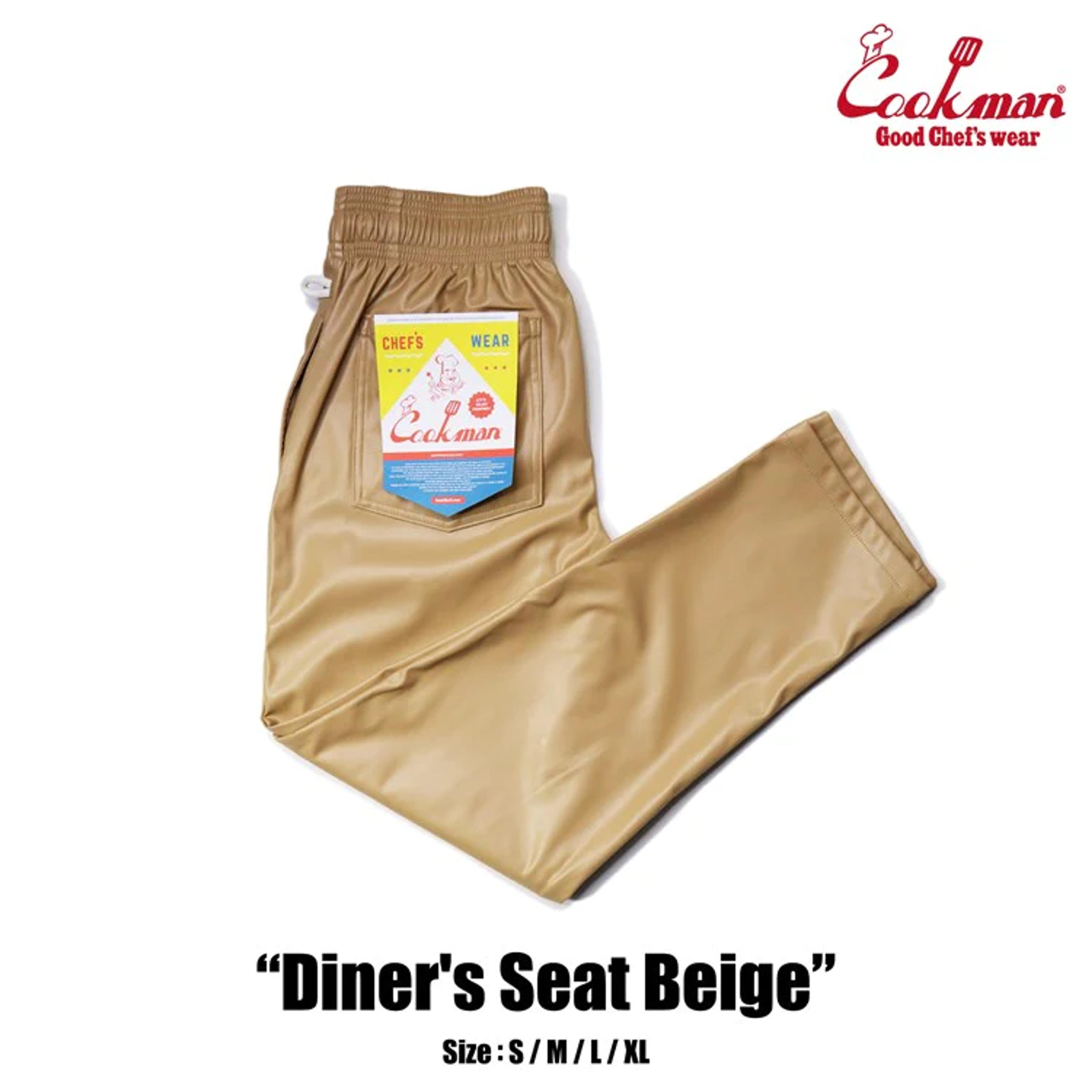 Cookman Chef Pants - Diner's Seat : Beige - X-Large