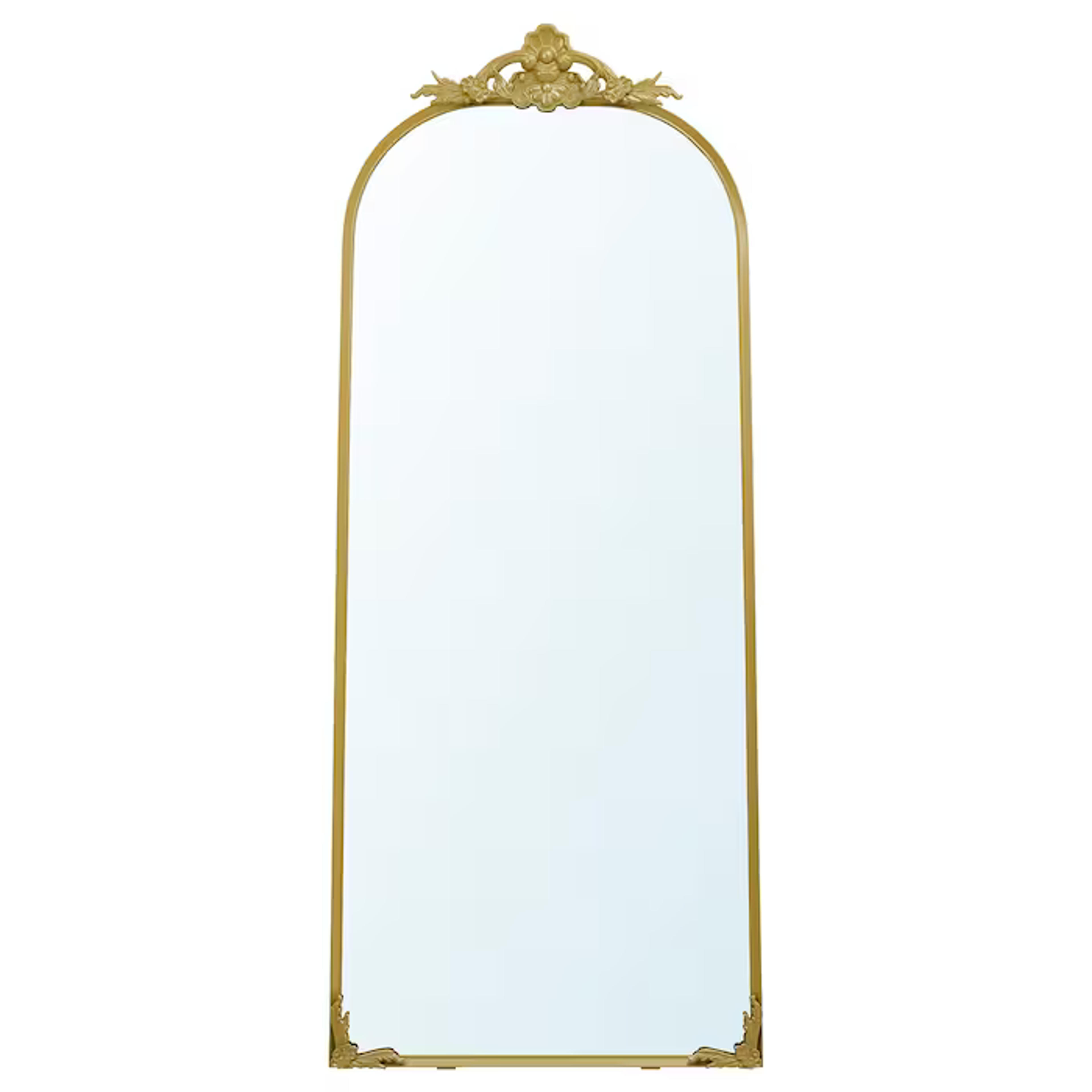 RÅMEBO Mirror, gold, 291/2x661/8" - IKEA