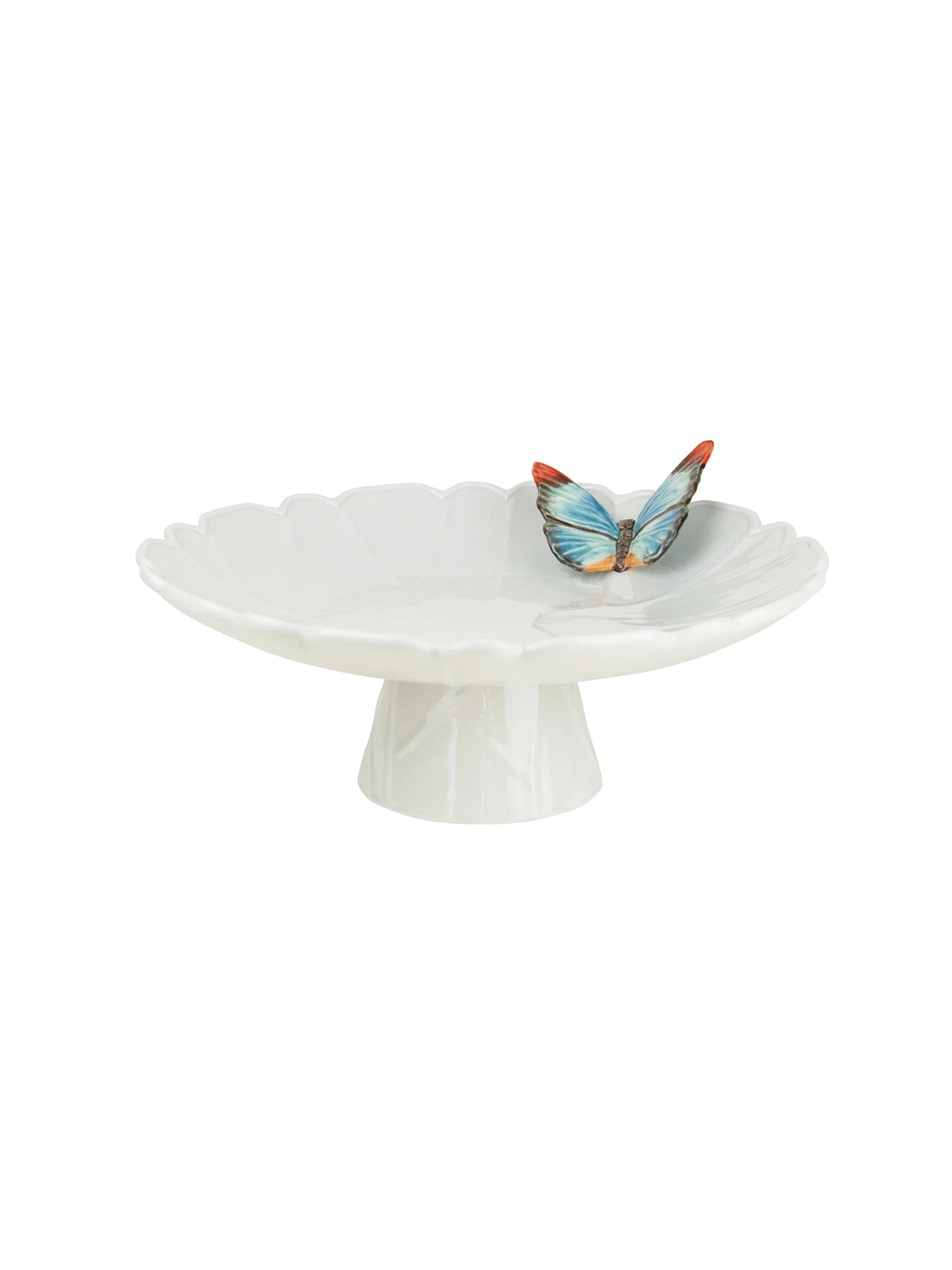 Shop the Bordallo Pinheiro Cloudy Butterflies Cake Stand at Weston Table