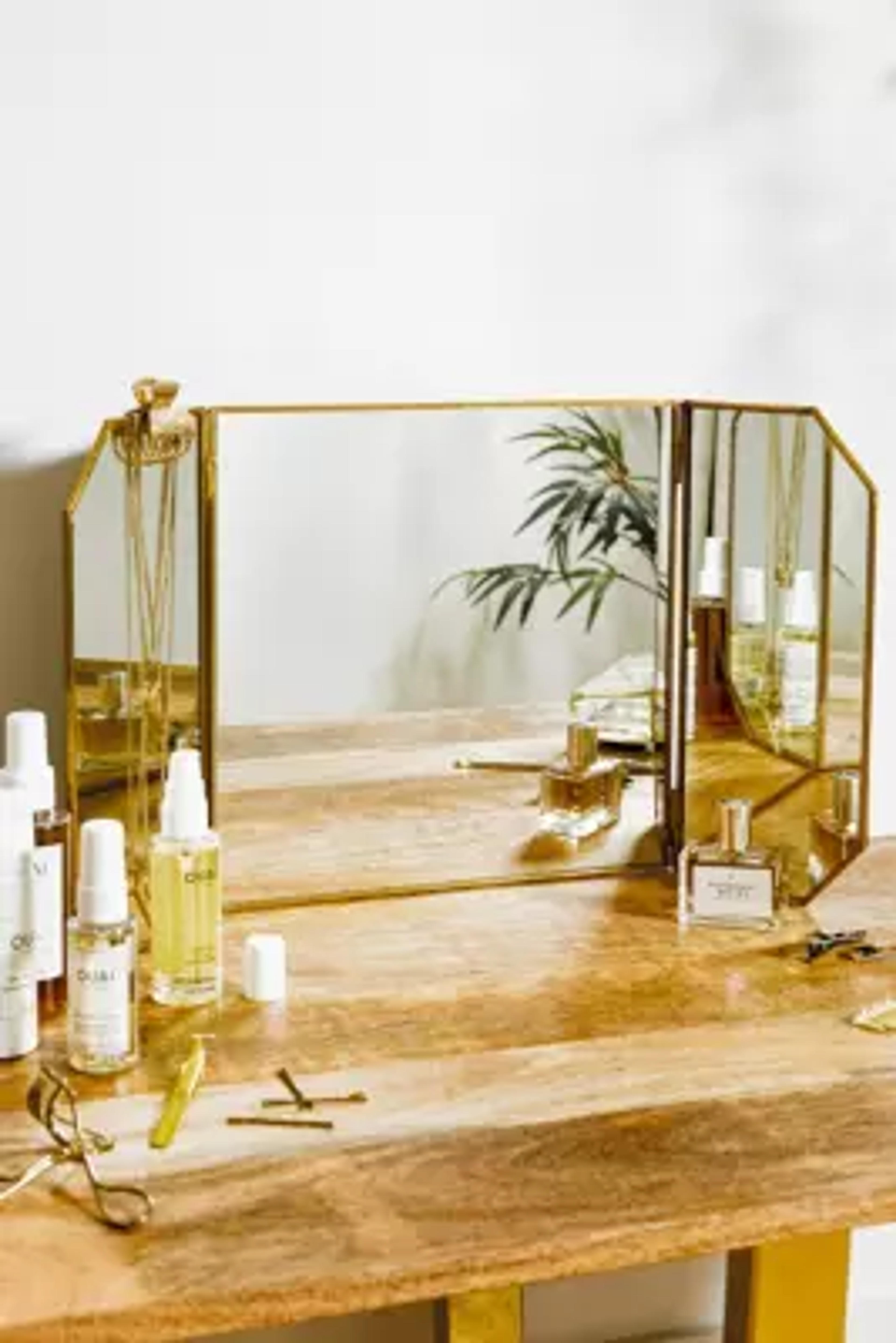 Gold Frame Dressing Table Mirror | Urban Outfitters UK