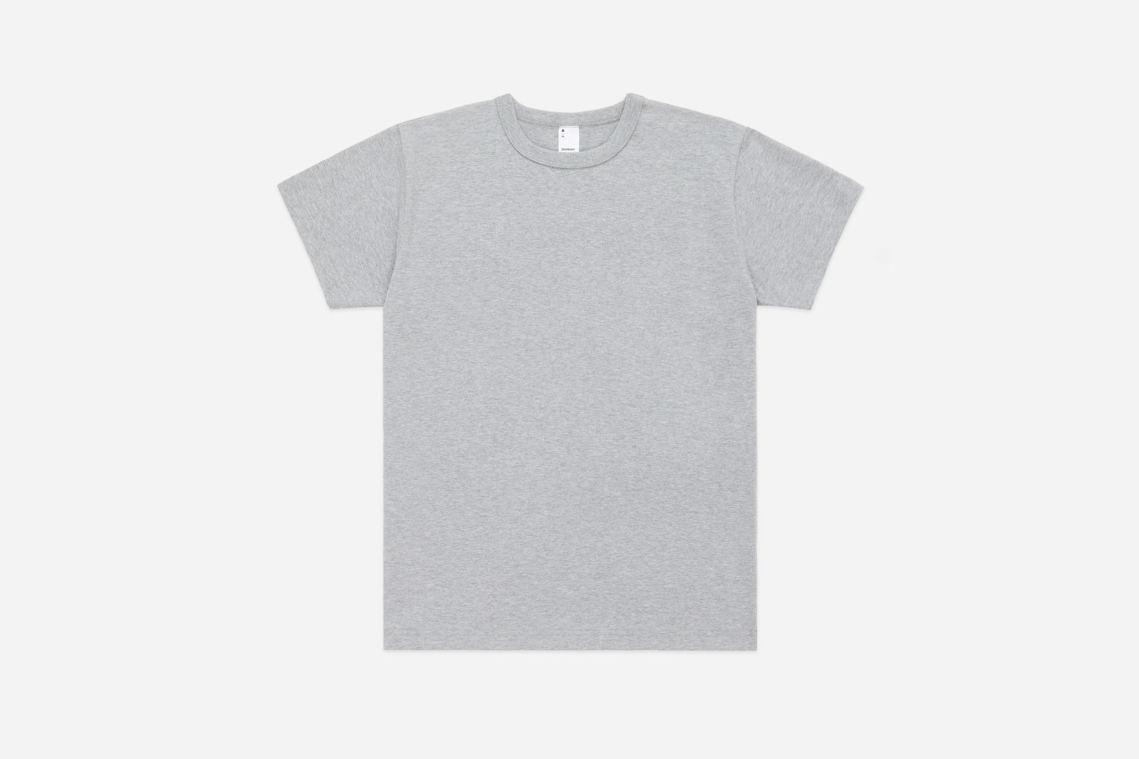 Heavyweight T-Shirt ~ Heather Grey (2 Pack) – 3sixteen