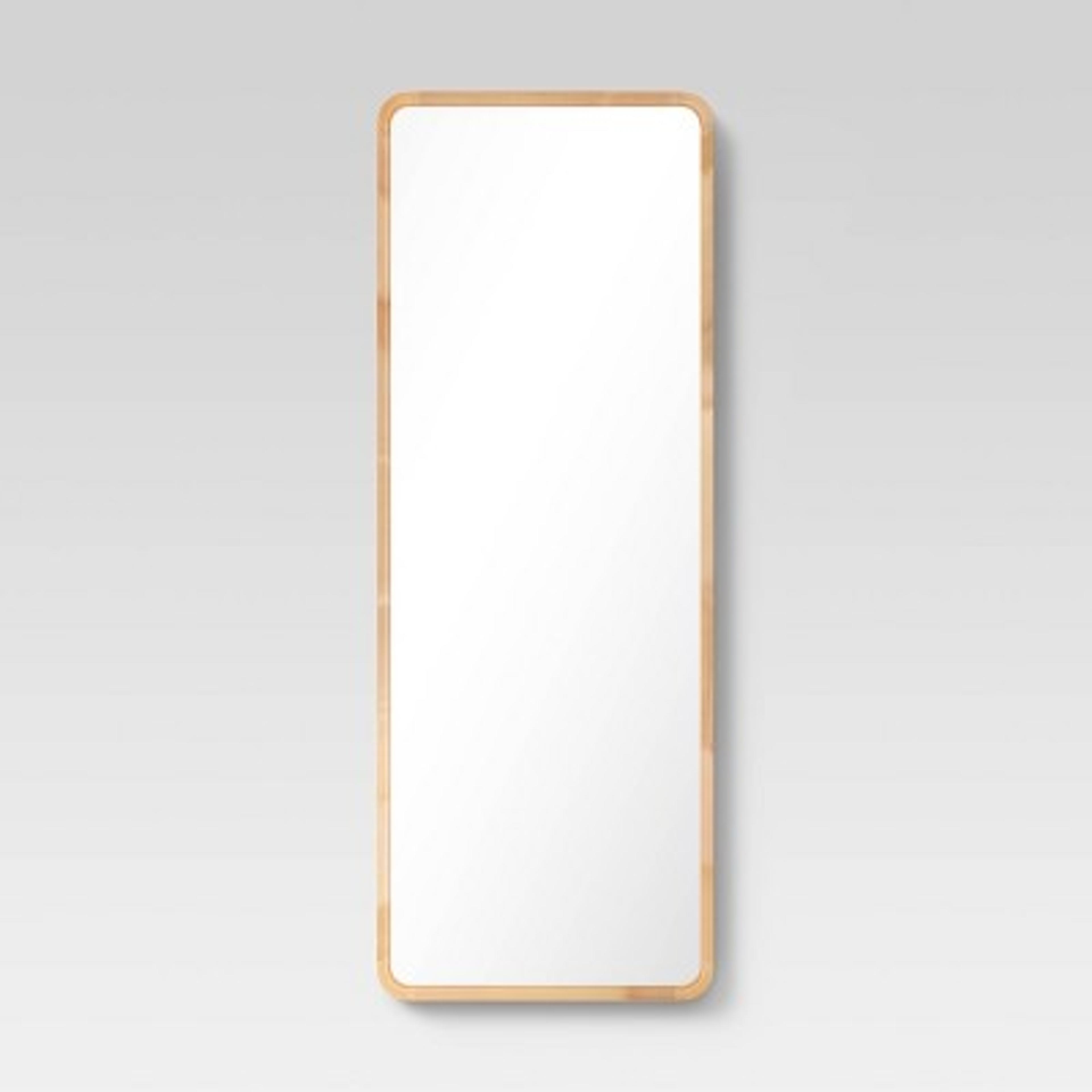 22" X 60" Wood Leaner Mirror - Threshold™ : Target