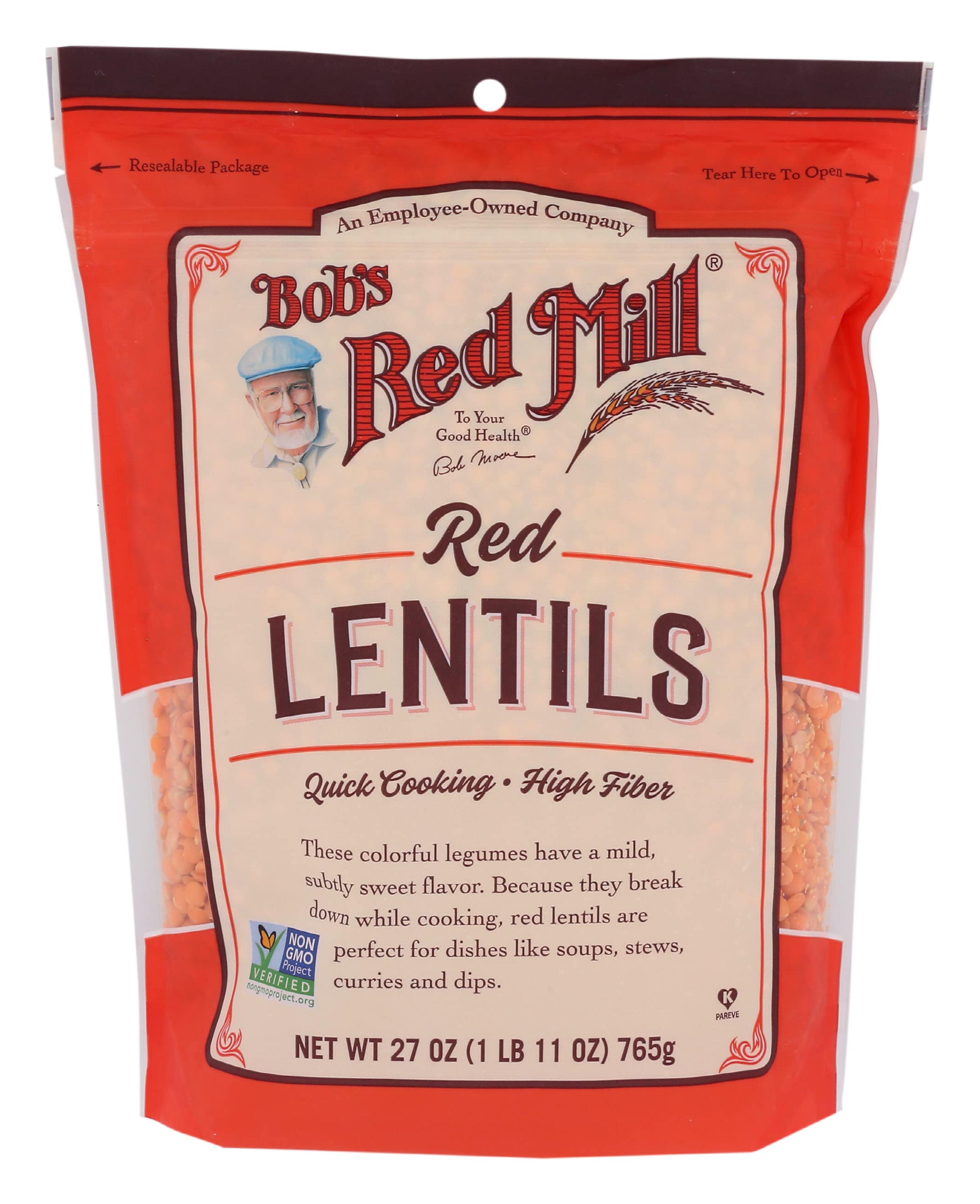 Bob's Red Mill Lentil Beans, 27 ounce