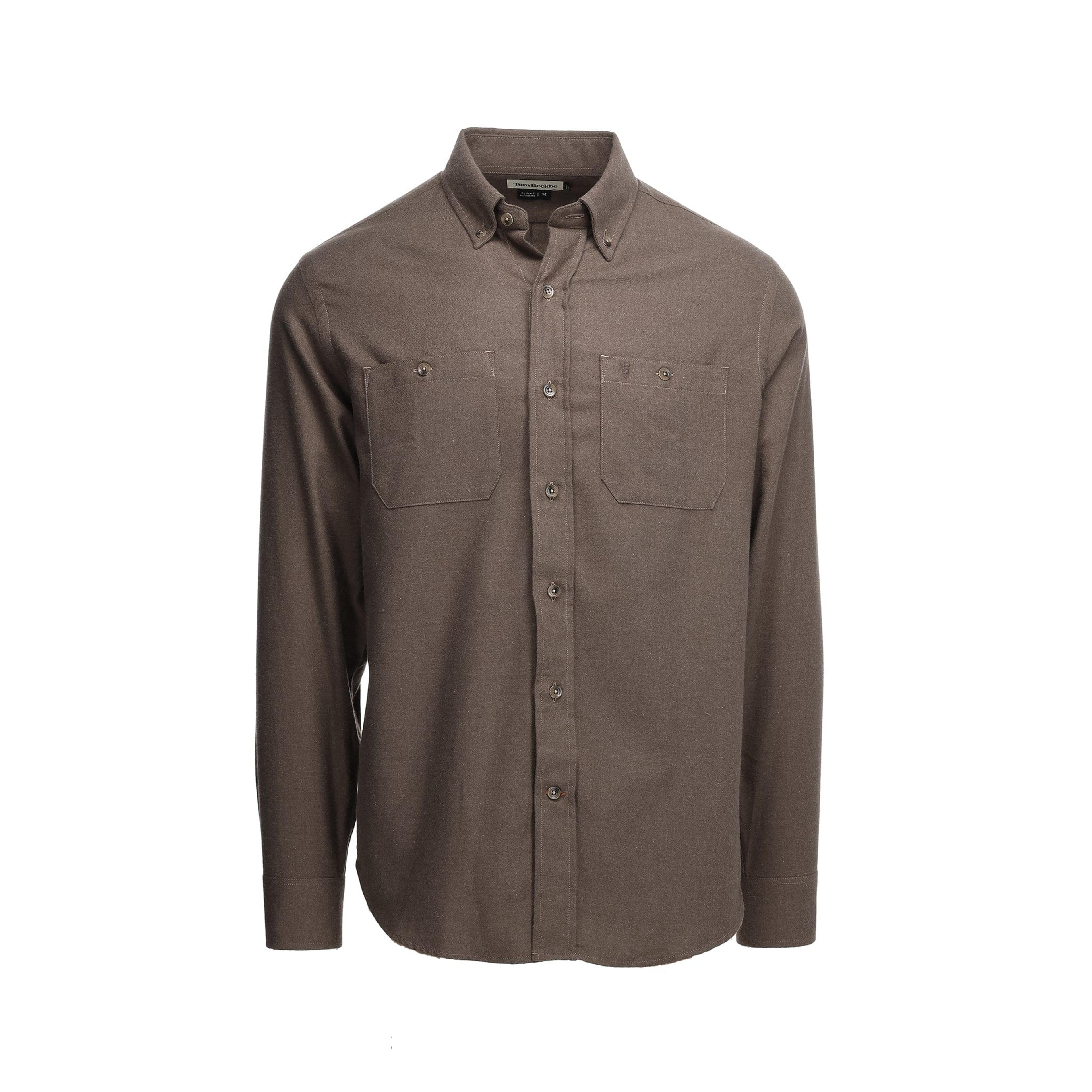 Brushed Cotton Twill Shirt – Tom Beckbe