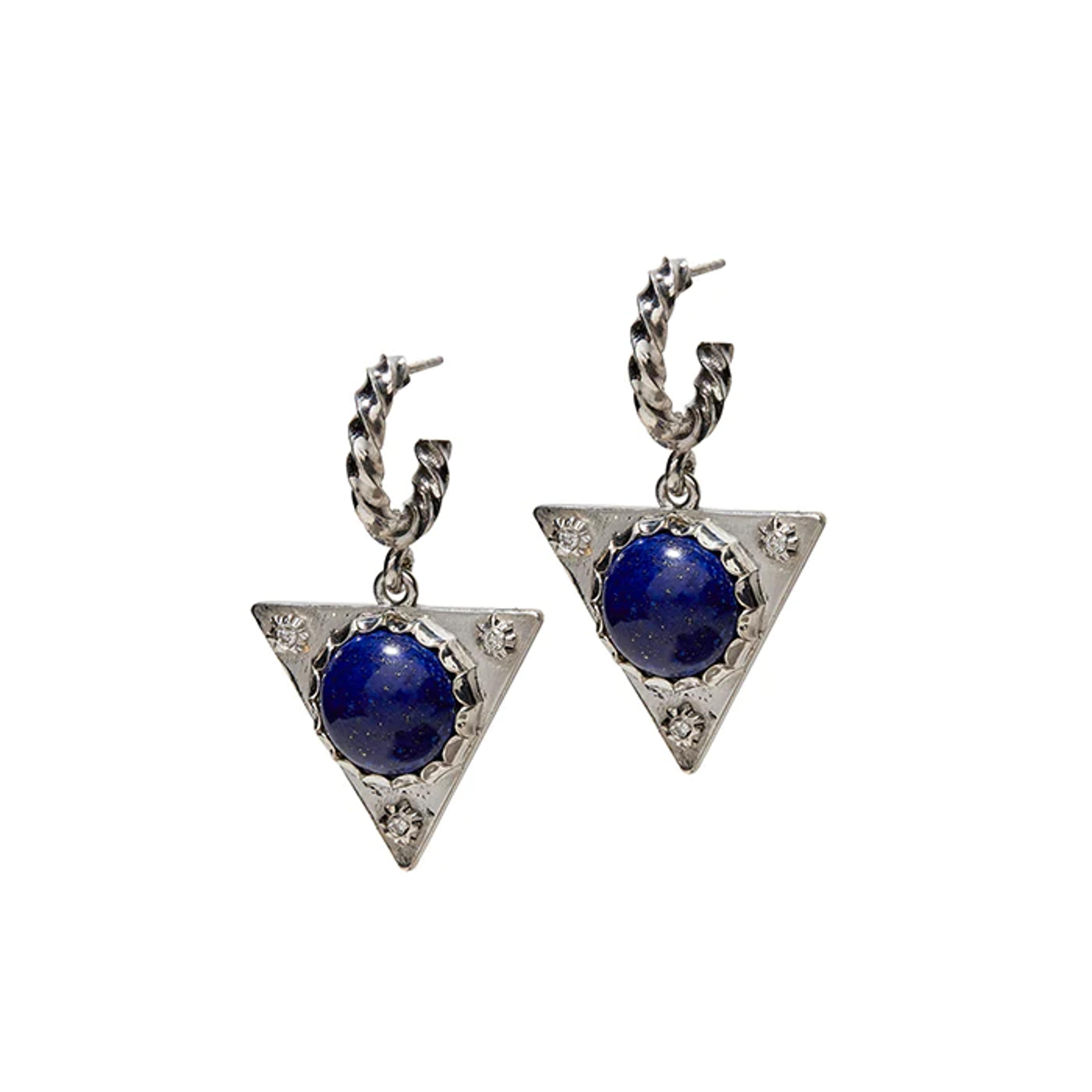 Cab Triangle Earrings – Philipcrangiandco.com