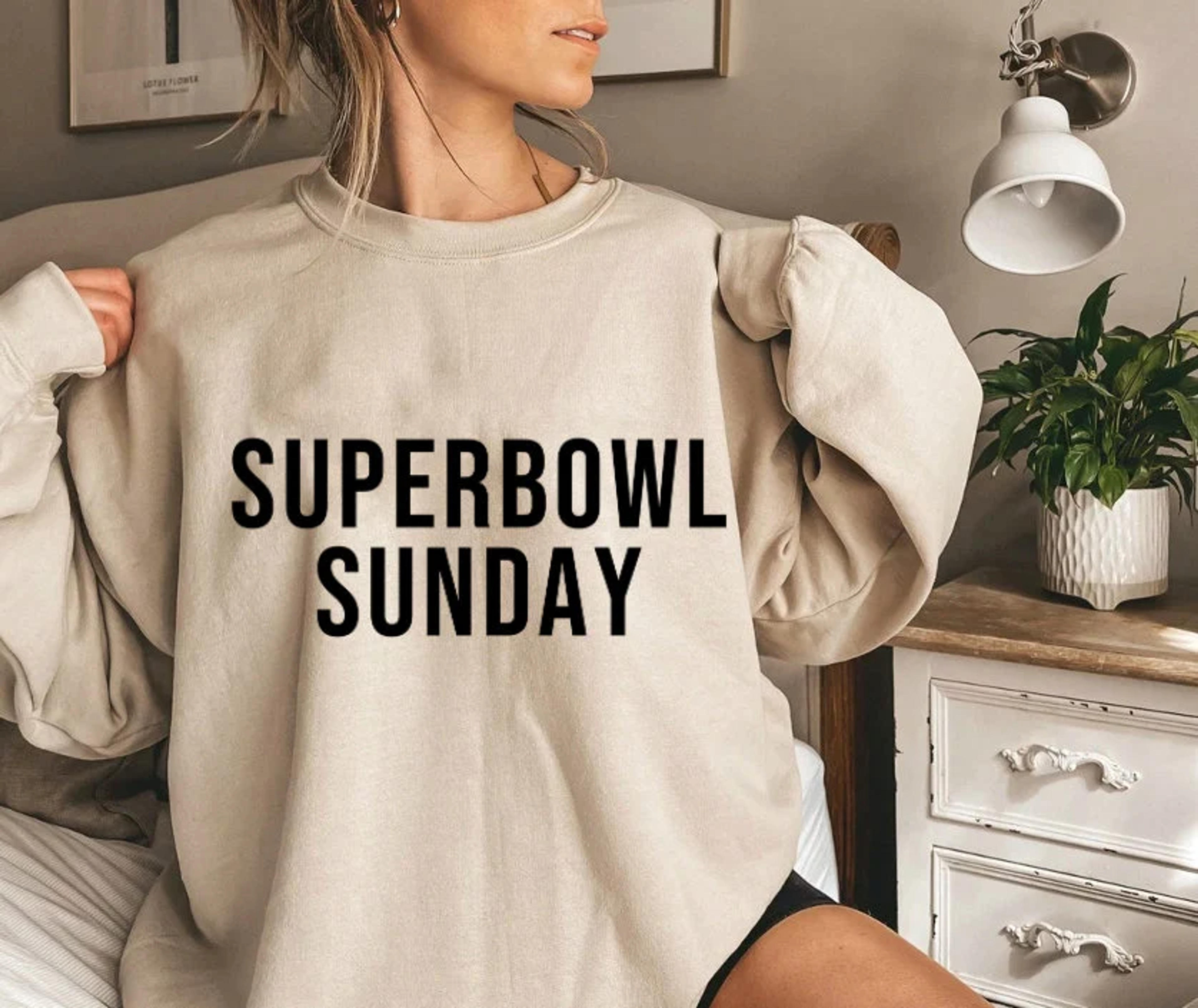 Super Bowl Sunday Sweater Superbowl Pullover Super Bowl - Etsy