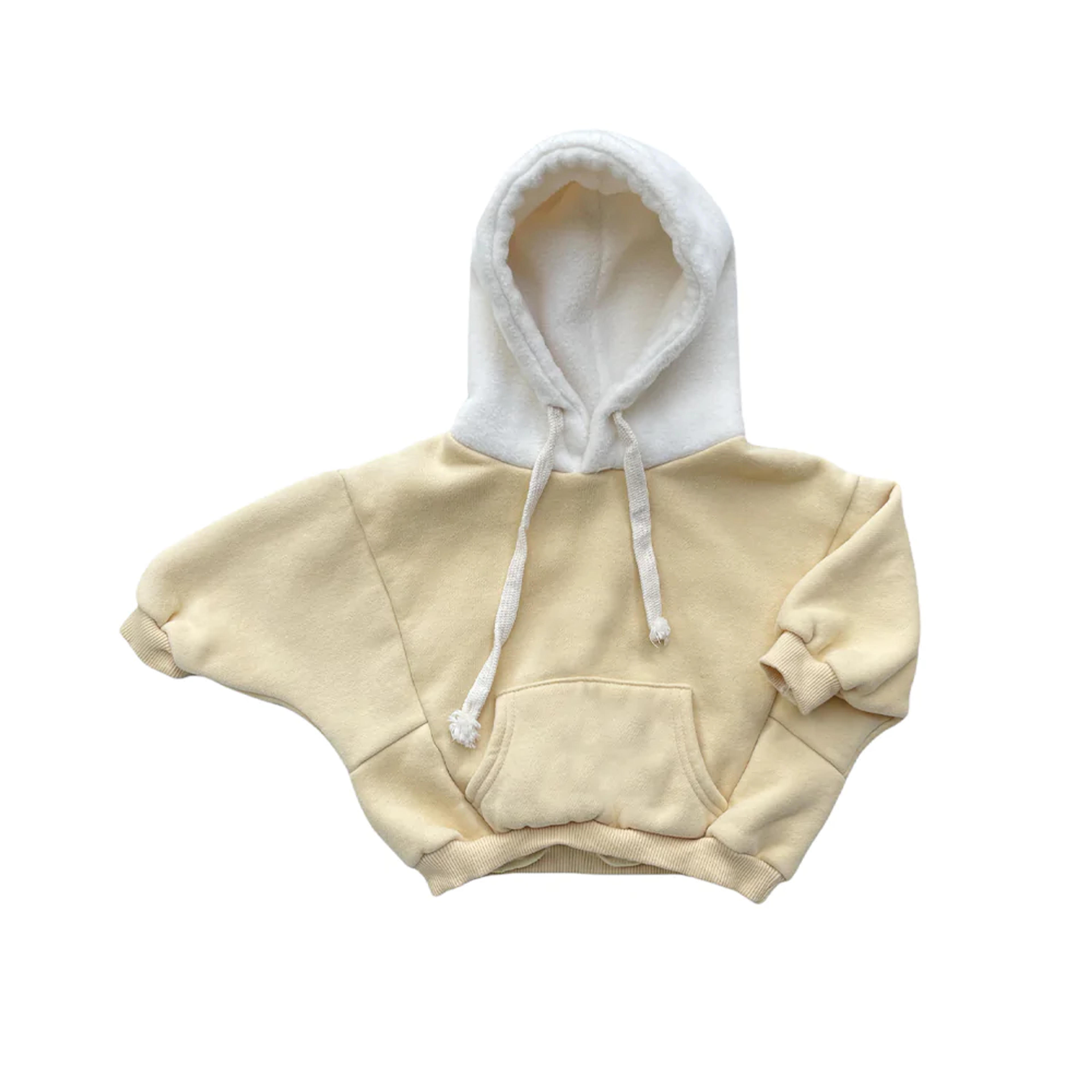 Soft Washed Hoodie, Yellow - S (6-12 mo)